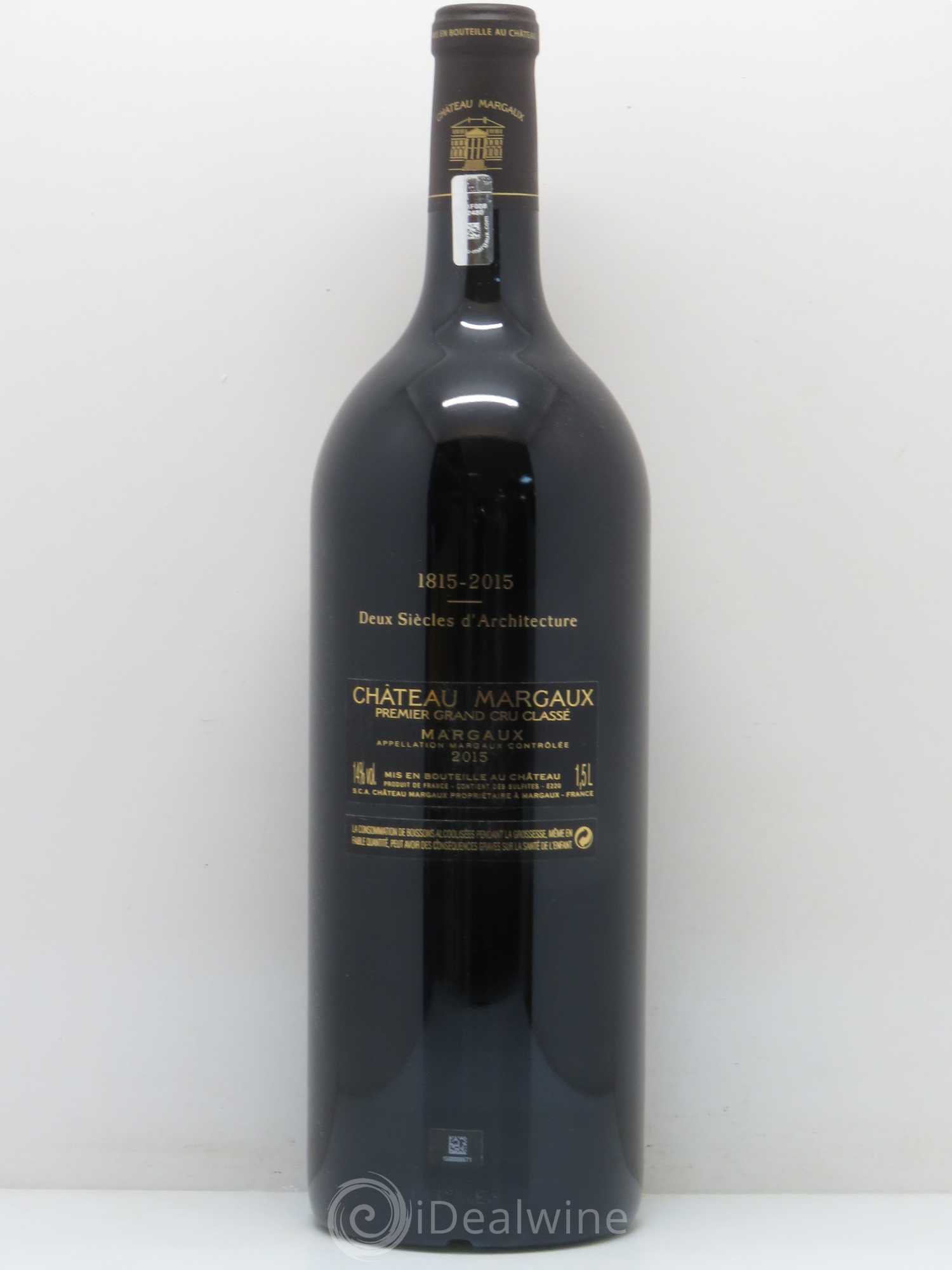 Château Margaux 1er Grand Cru Classé 2015 - Lot of 1 magnum - 1