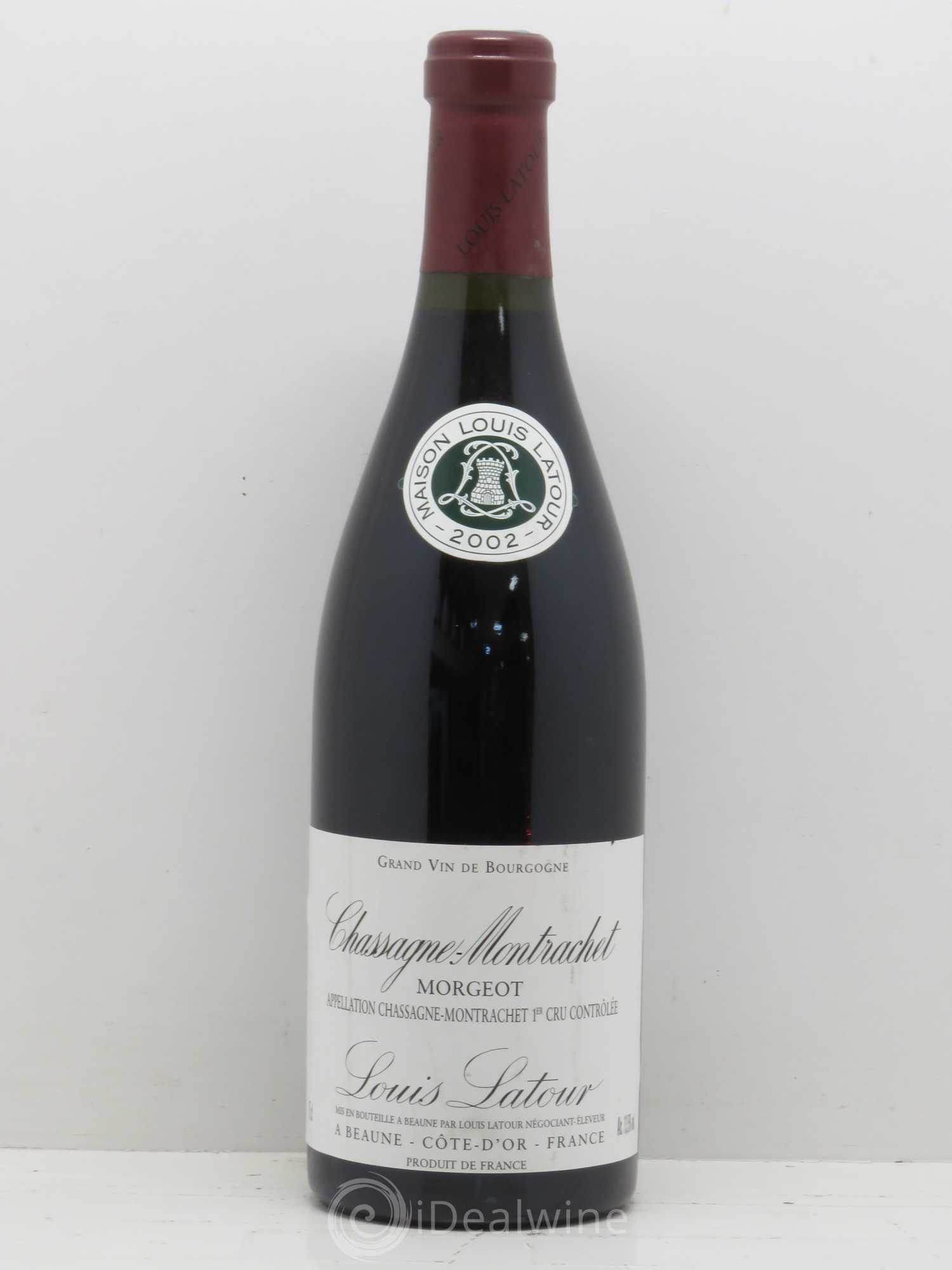 Chassagne-Montrachet 1er Cru Morgeot Louis Latour 2002 - Lot of 1 bottle - 0