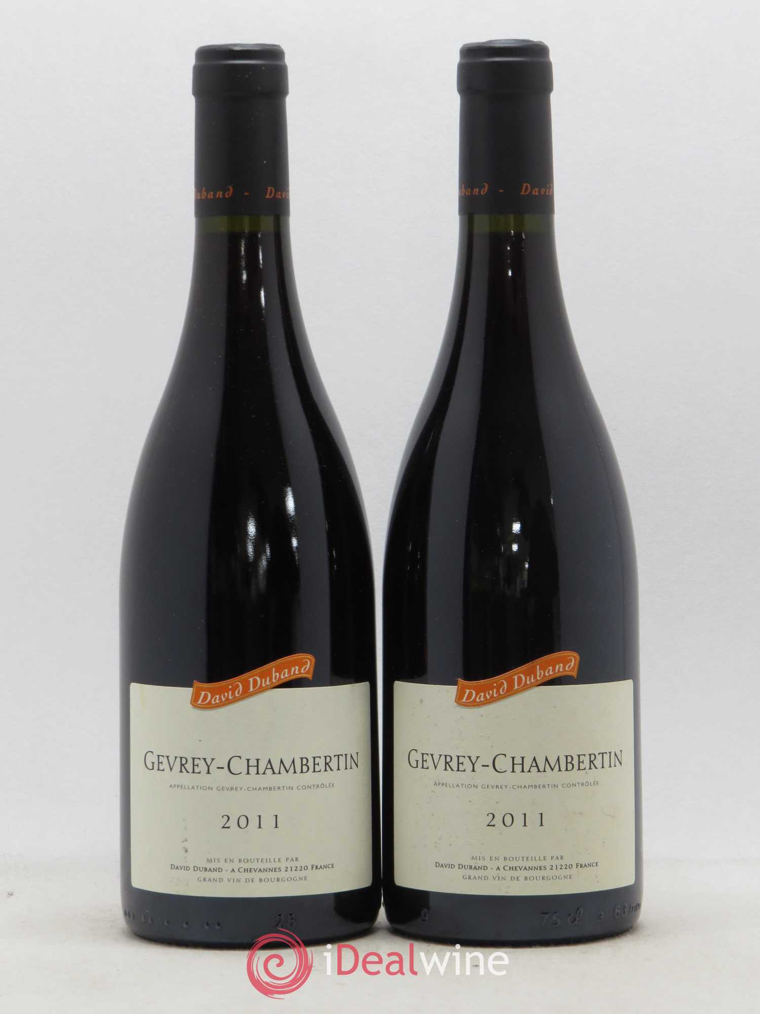 Gevrey-Chambertin David Duband (Domaine) 2011 - Lot de 2 bouteilles - 0