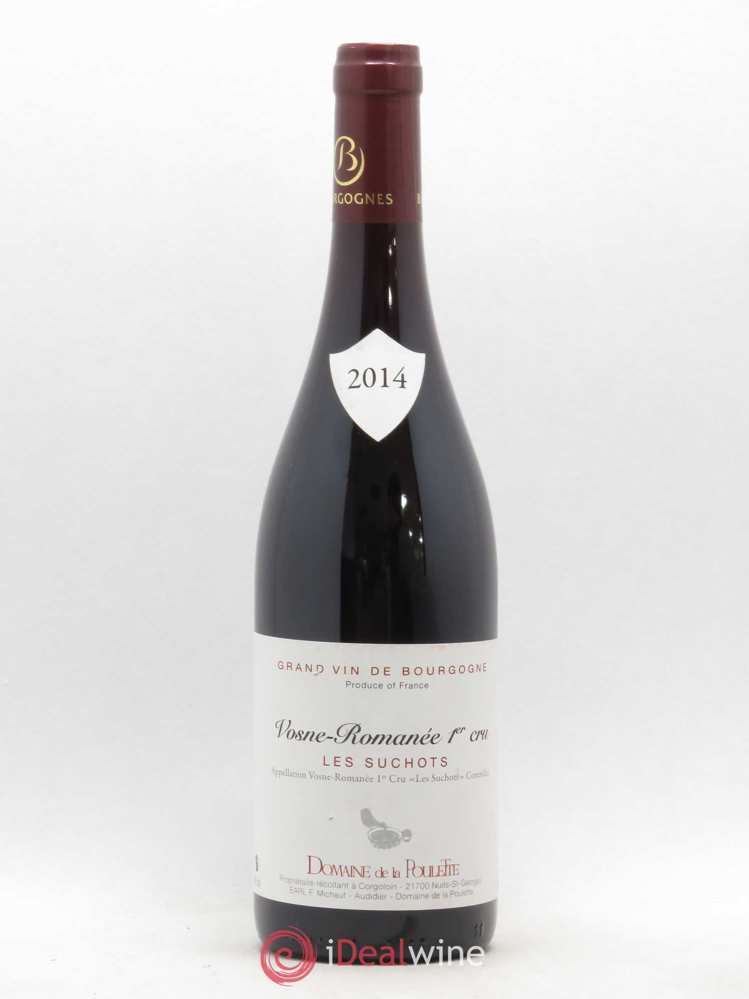 Vosne-Romanée 1er Cru Suchots Domaine de la Poulette 2014 - Lot de 1 bouteille - 0