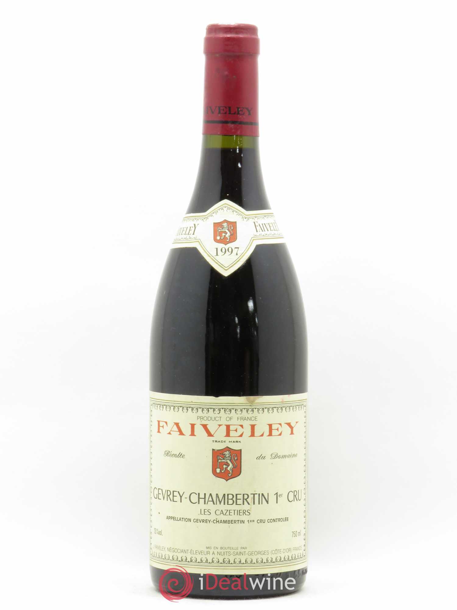 Gevrey-Chambertin 1er Cru Les Cazetiers Faiveley 1997 - Lot de 1 bouteille - 0