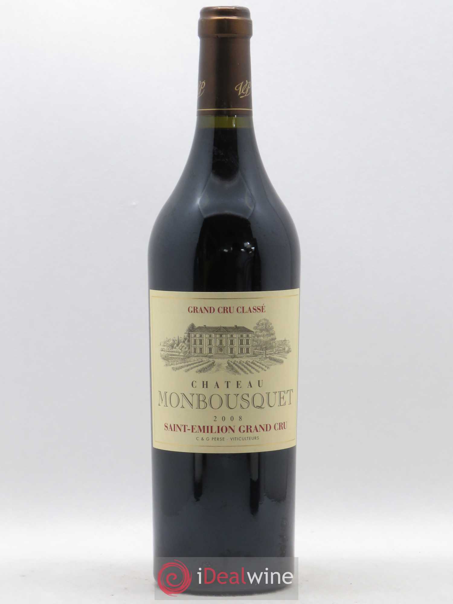 Château Monbousquet Grand Cru Classé 2008 - Lot of 1 bottle - 0