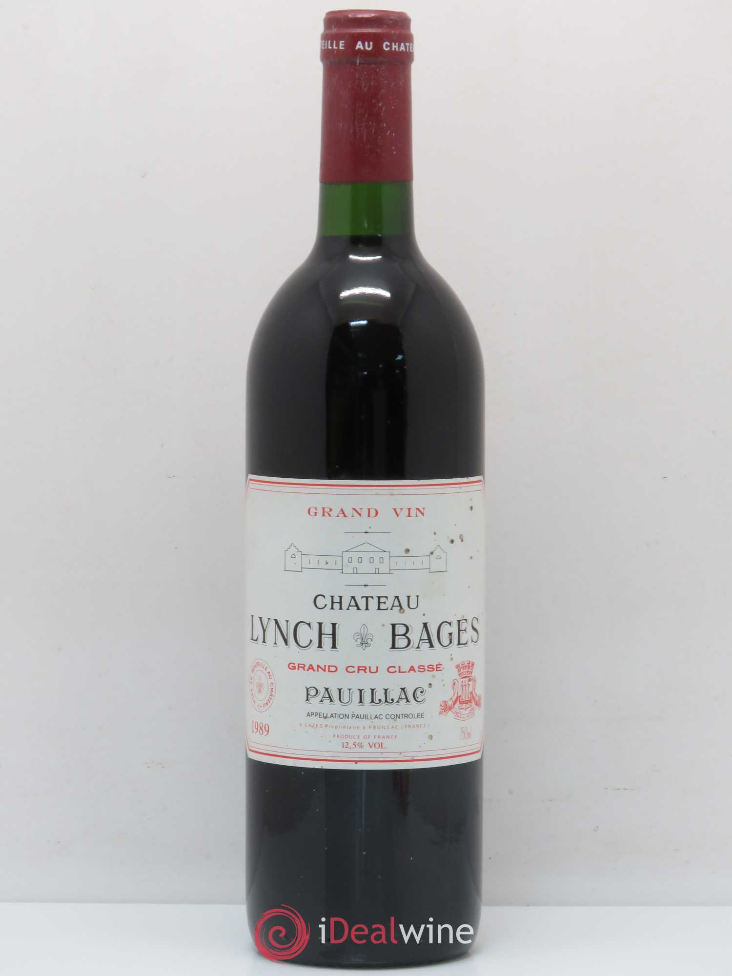 Château Lynch Bages 5ème Grand Cru Classé  (sans prix de réserve) 1989 - Lot de 1 bouteille - 0