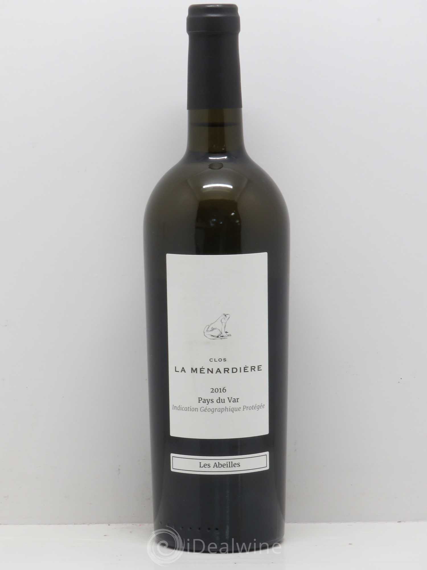 IGP Pays du Var (Vin de Pays du Var) Vin de Pays Clos la Menardiere Les Abeilles blanc (sans prix de réserve) 2016 - Lot de 1 bouteille - 0