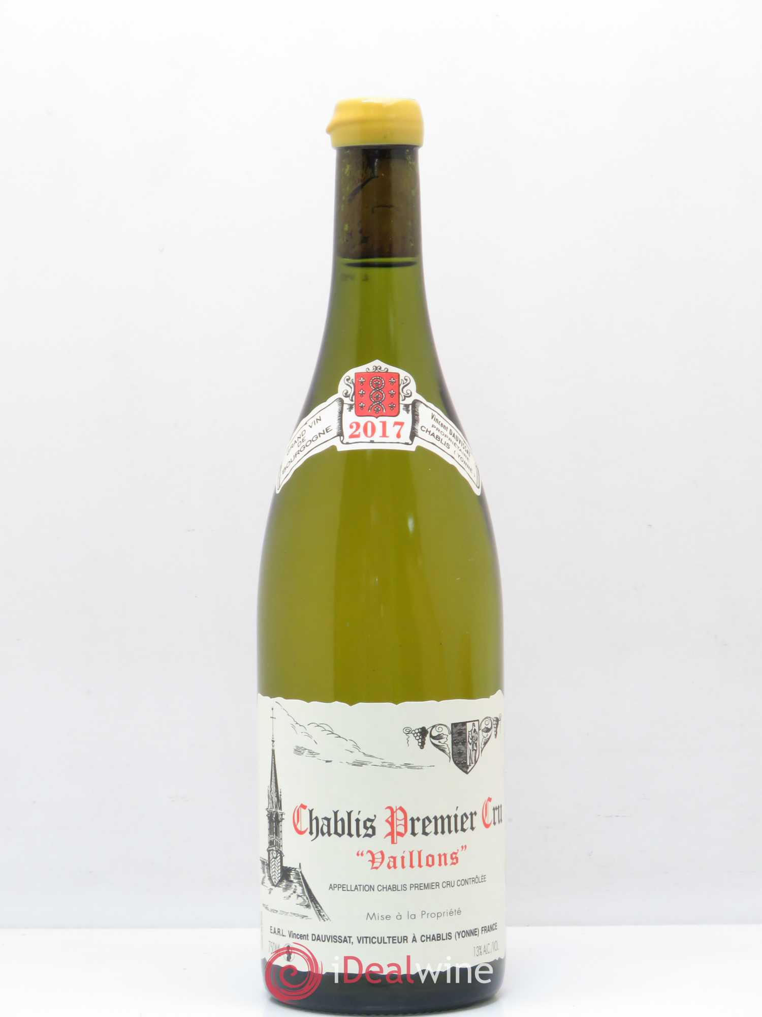 Chablis 1er Cru Vaillons Vincent Dauvissat (Domaine) 2017 - Lot de 1 bouteille - 0