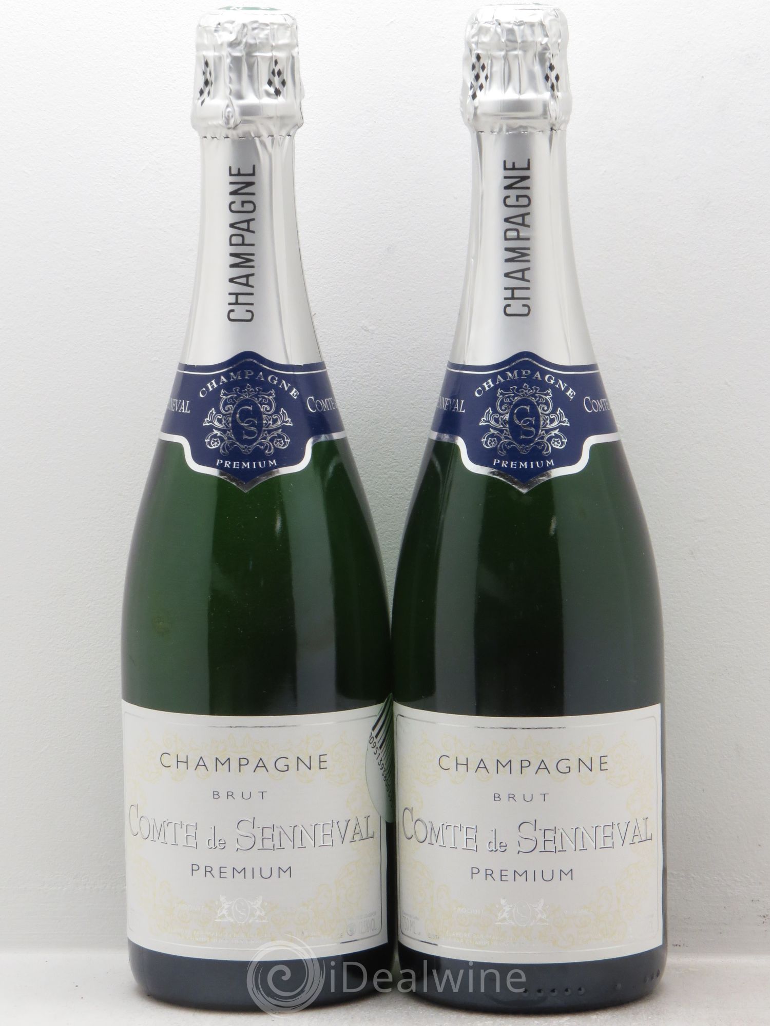 Champagne Comte de Senneval Premium Brut - Lot de 2 bouteilles - 0