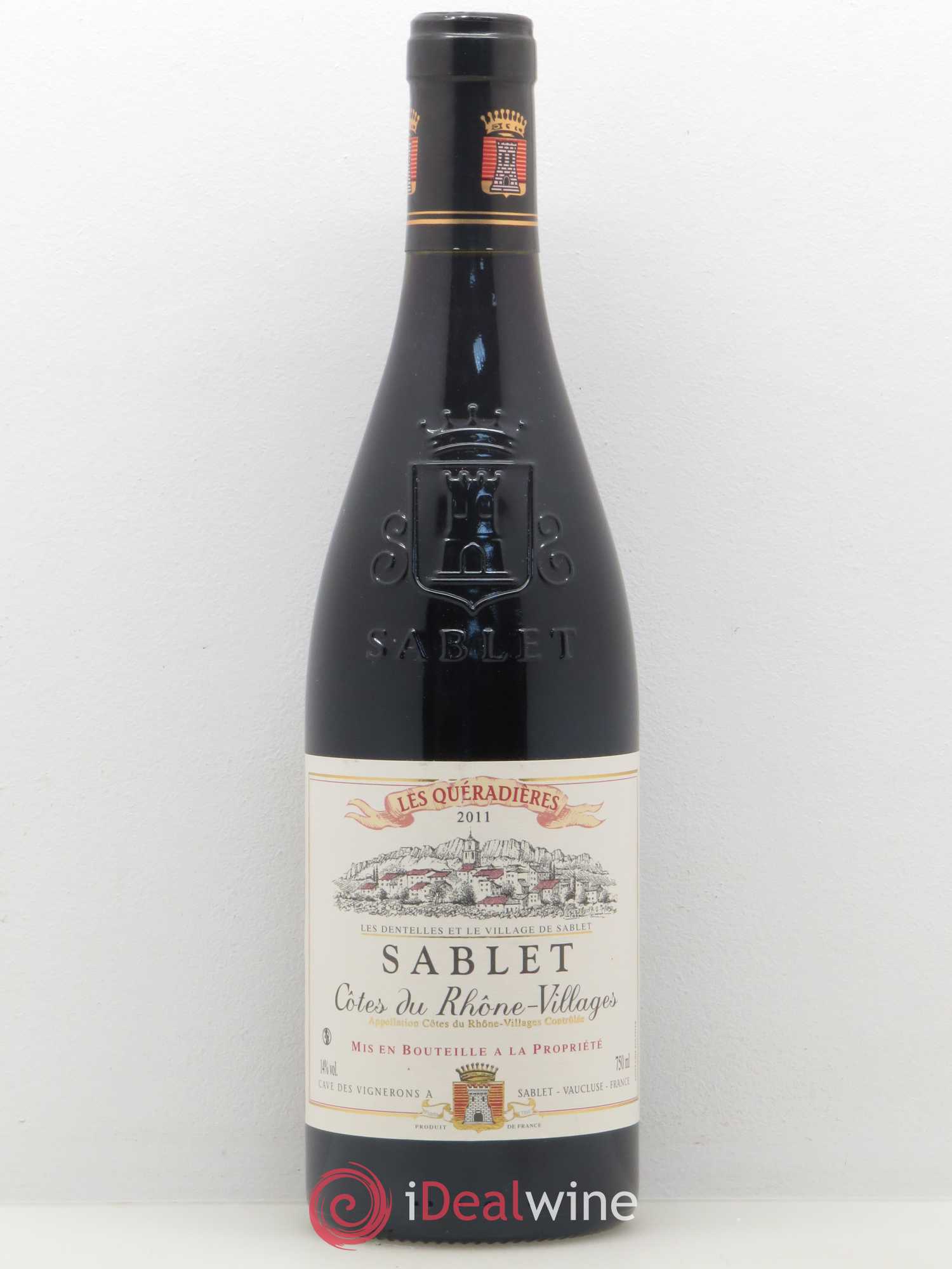 Côtes du Rhône Village Sablet Les Quéradières  2011 - Lot de 1 bouteille - 0