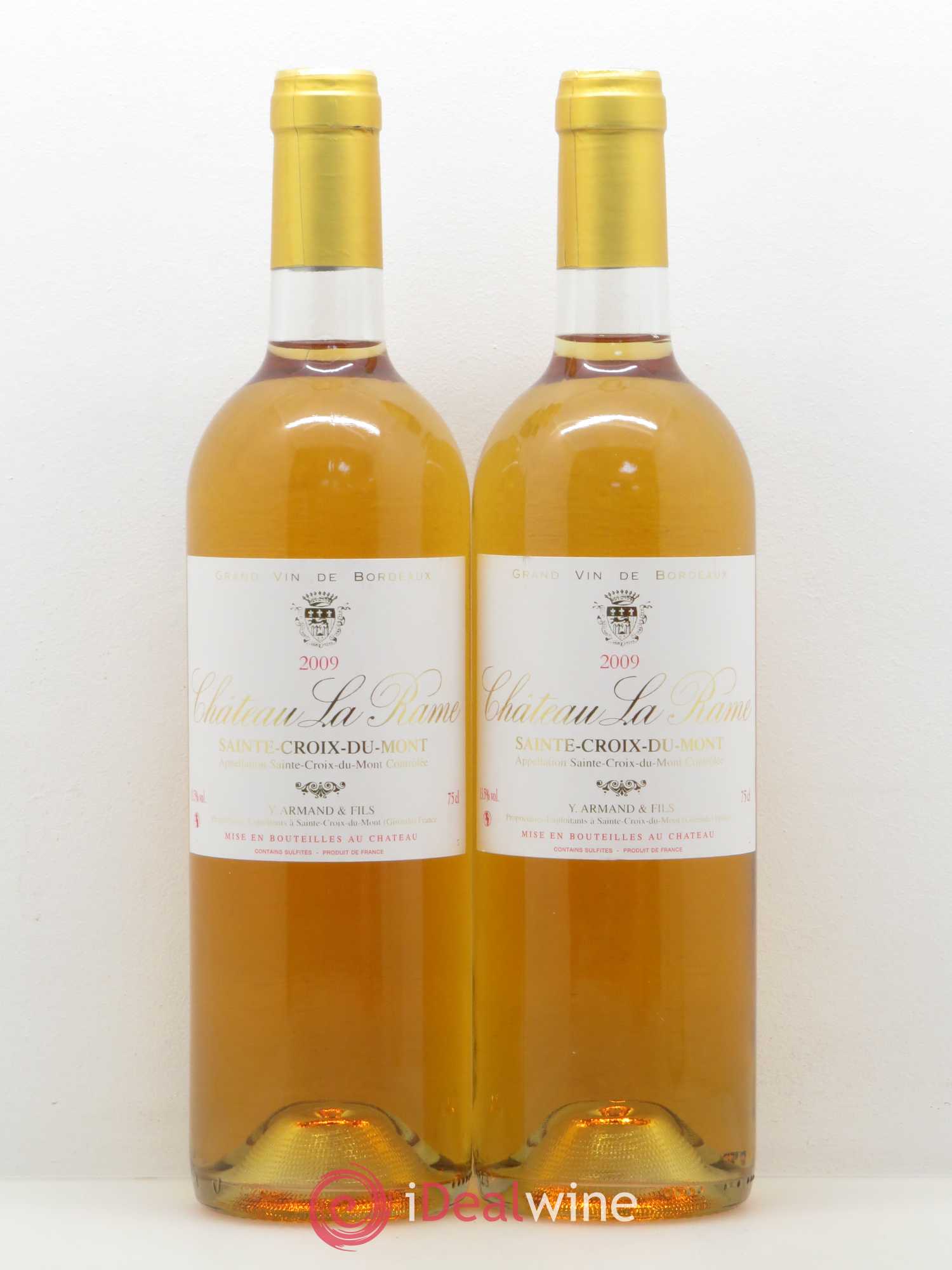 Sainte-Croix-du-Mont Château La Rame 2009 - Lot de 2 bouteilles - 0