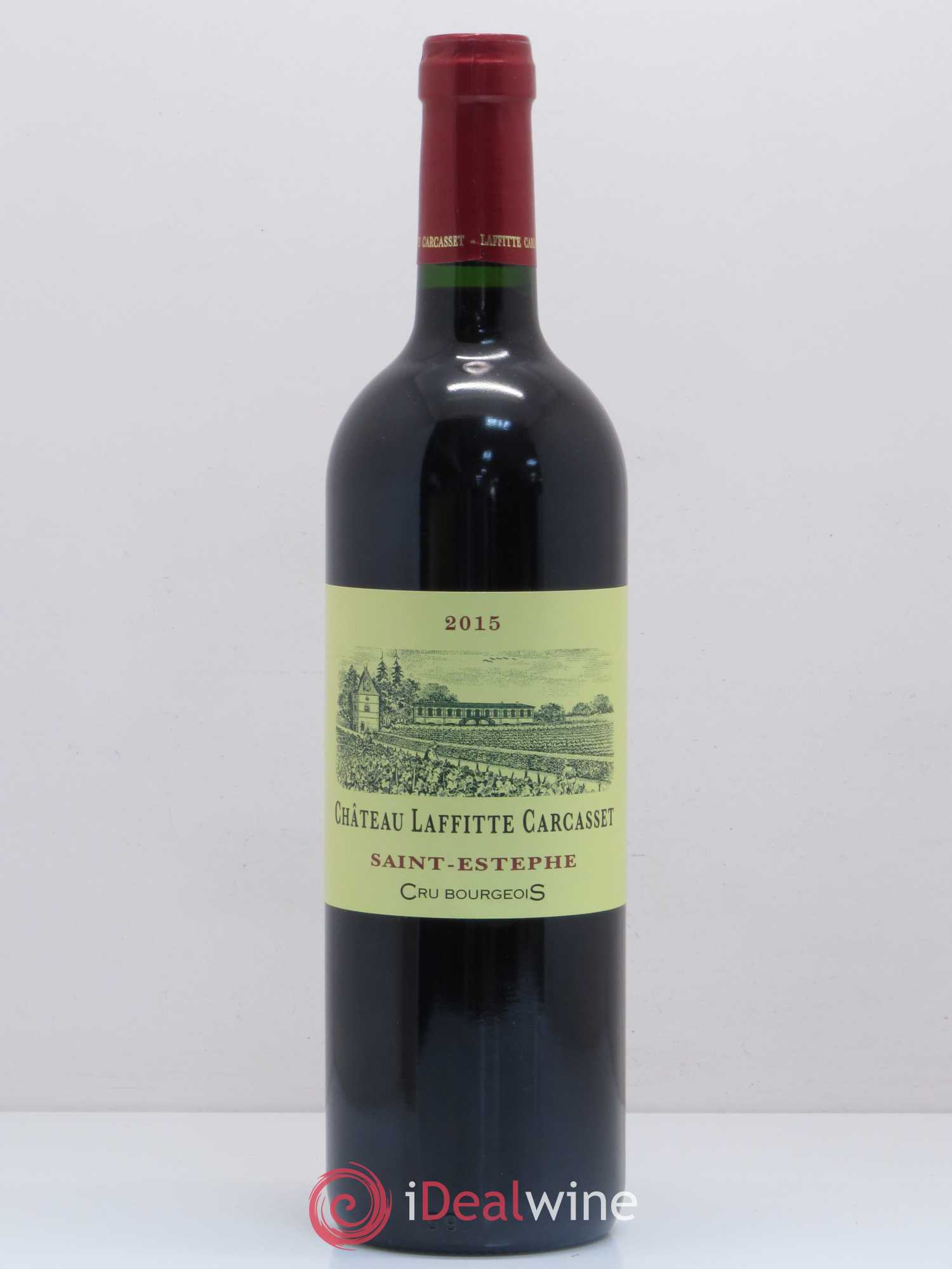 Château Laffitte Carcasset  Cru Bourgeois 2015 - Lot de 1 bouteille - 0