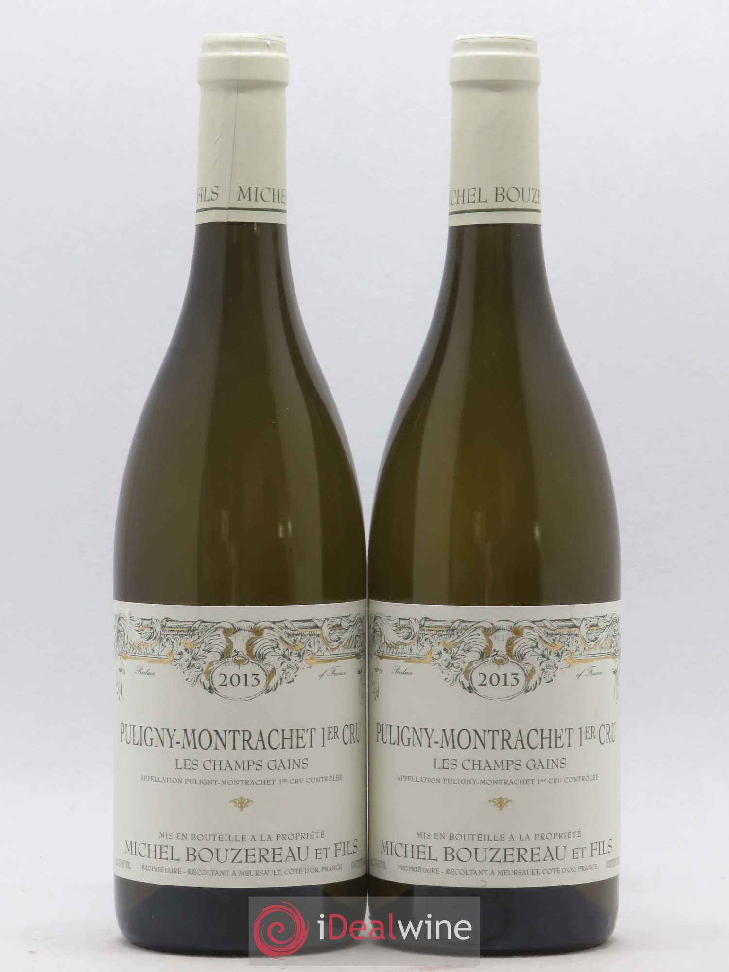 Puligny-Montrachet 1er Cru Les Champs Gains Michel Bouzereau et Fils (Domaine) 2013 - Lot of 2 bottles - 0