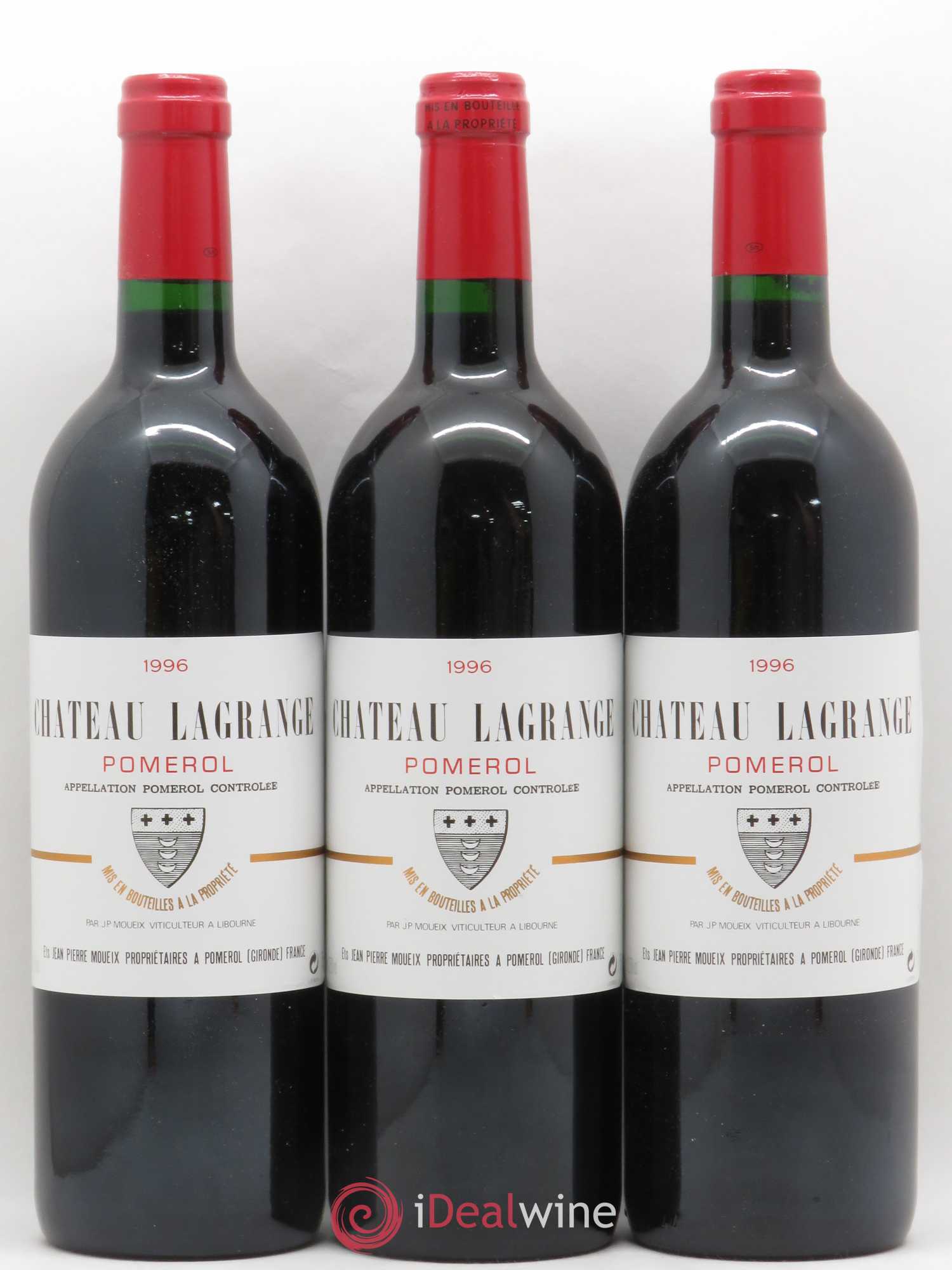 Château Lagrange à Pomerol 1996 - Lot de 12 bouteilles - 1