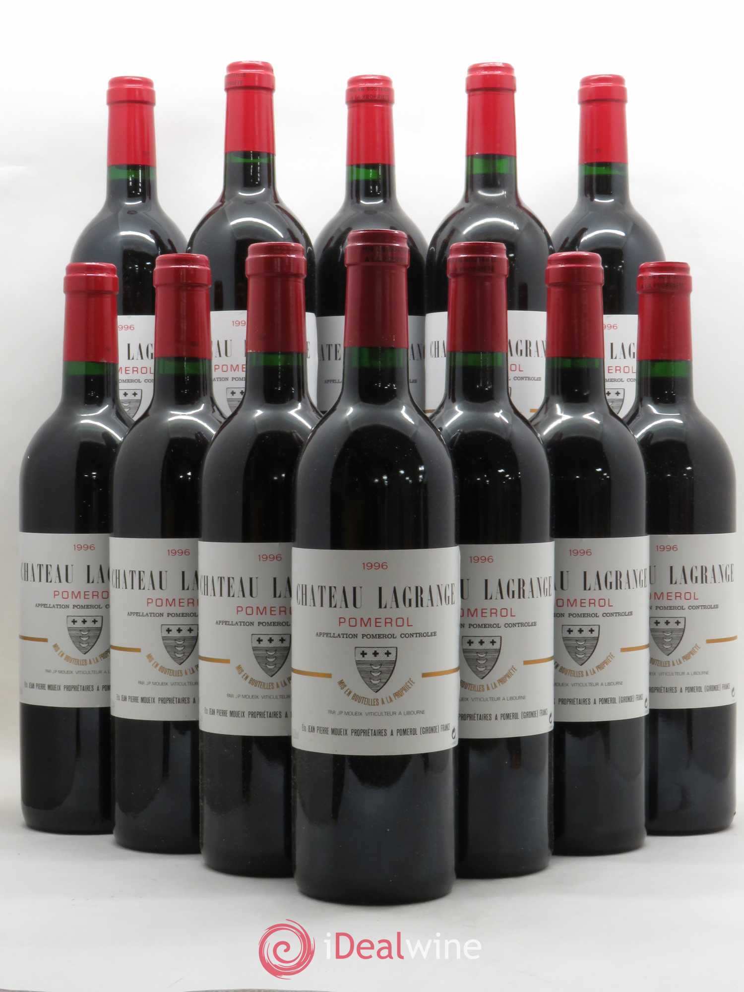 Château Lagrange à Pomerol 1996 - Lot de 12 bouteilles - 0