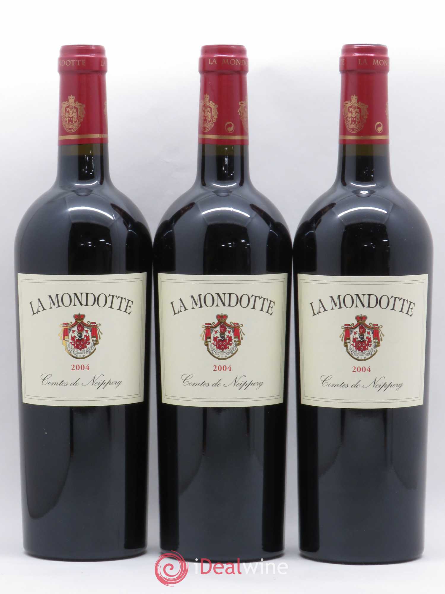 La Mondotte 1er Grand Cru Classé B depuis 2012 2004 - Lot of 3 bottles - 0