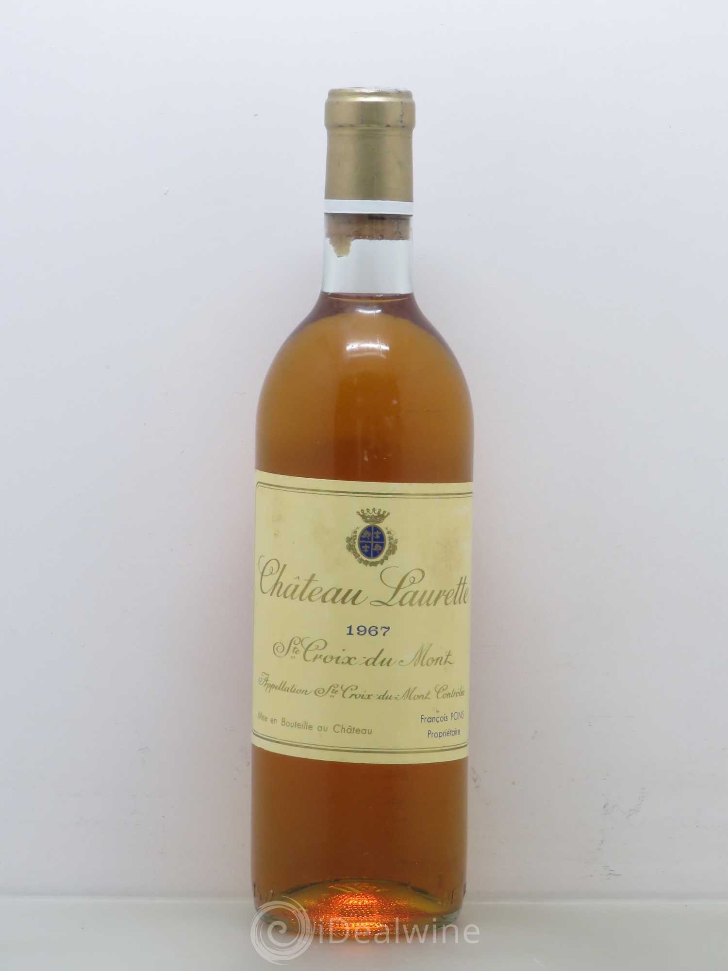 Sainte-Croix-du-Mont Château Laurette Domaine Pons 1967 - Lot de 1 bouteille - 0