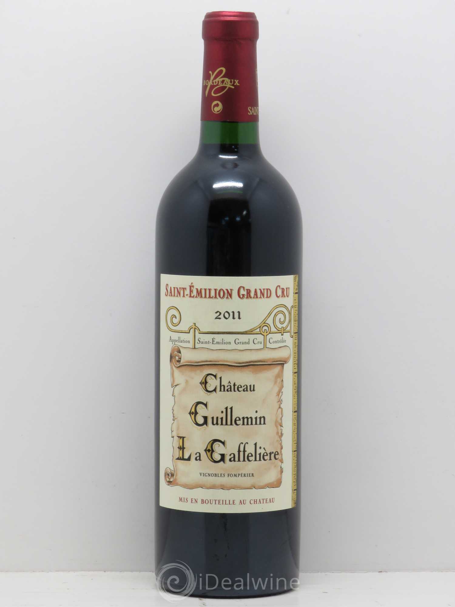 Saint-Émilion Château Guillemin La Gaffelière 2011 - Lot de 1 bouteille - 0