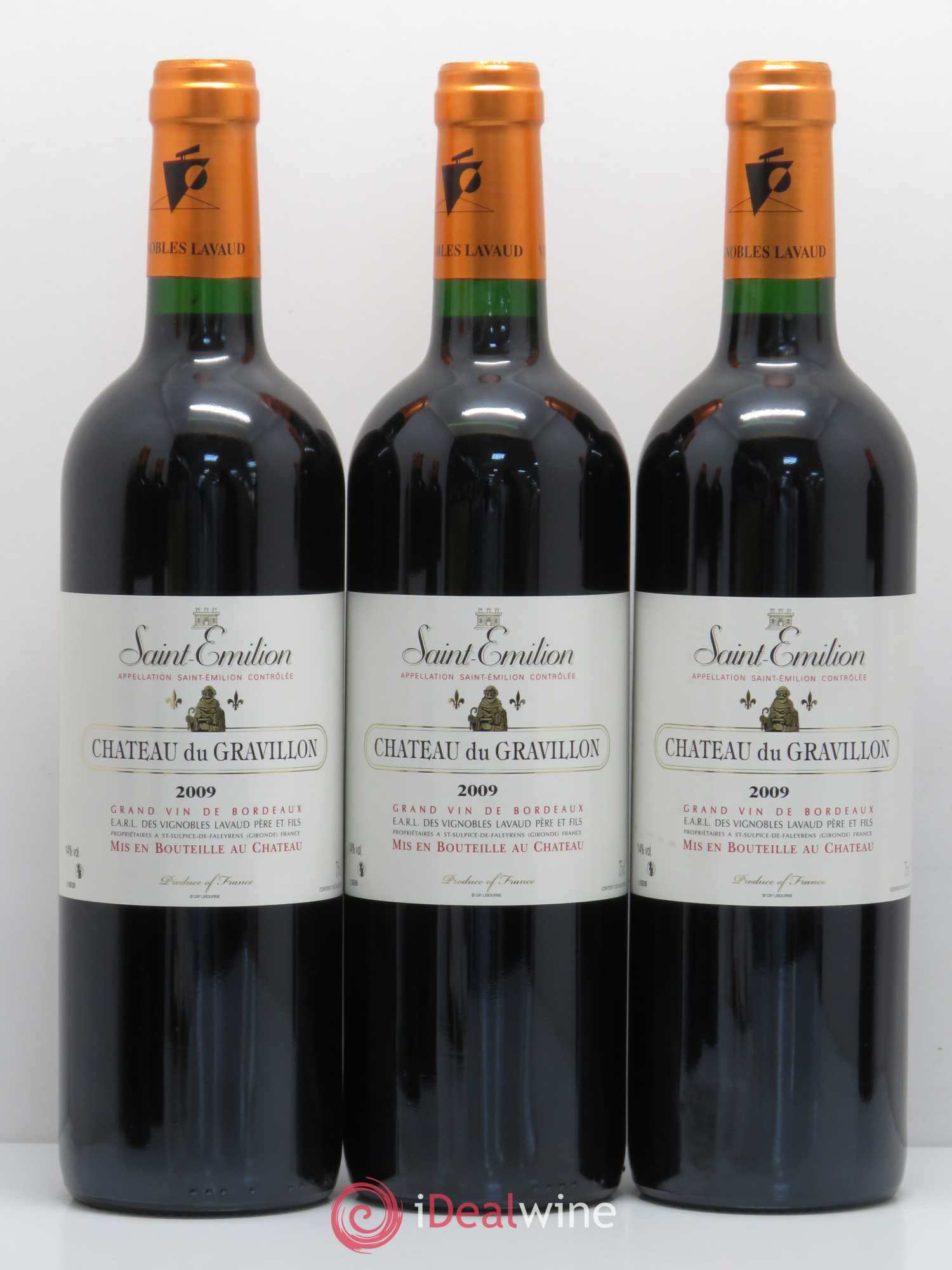 Saint-Émilion Château du Gravillon 2009 - Lot de 6 bouteilles - 2