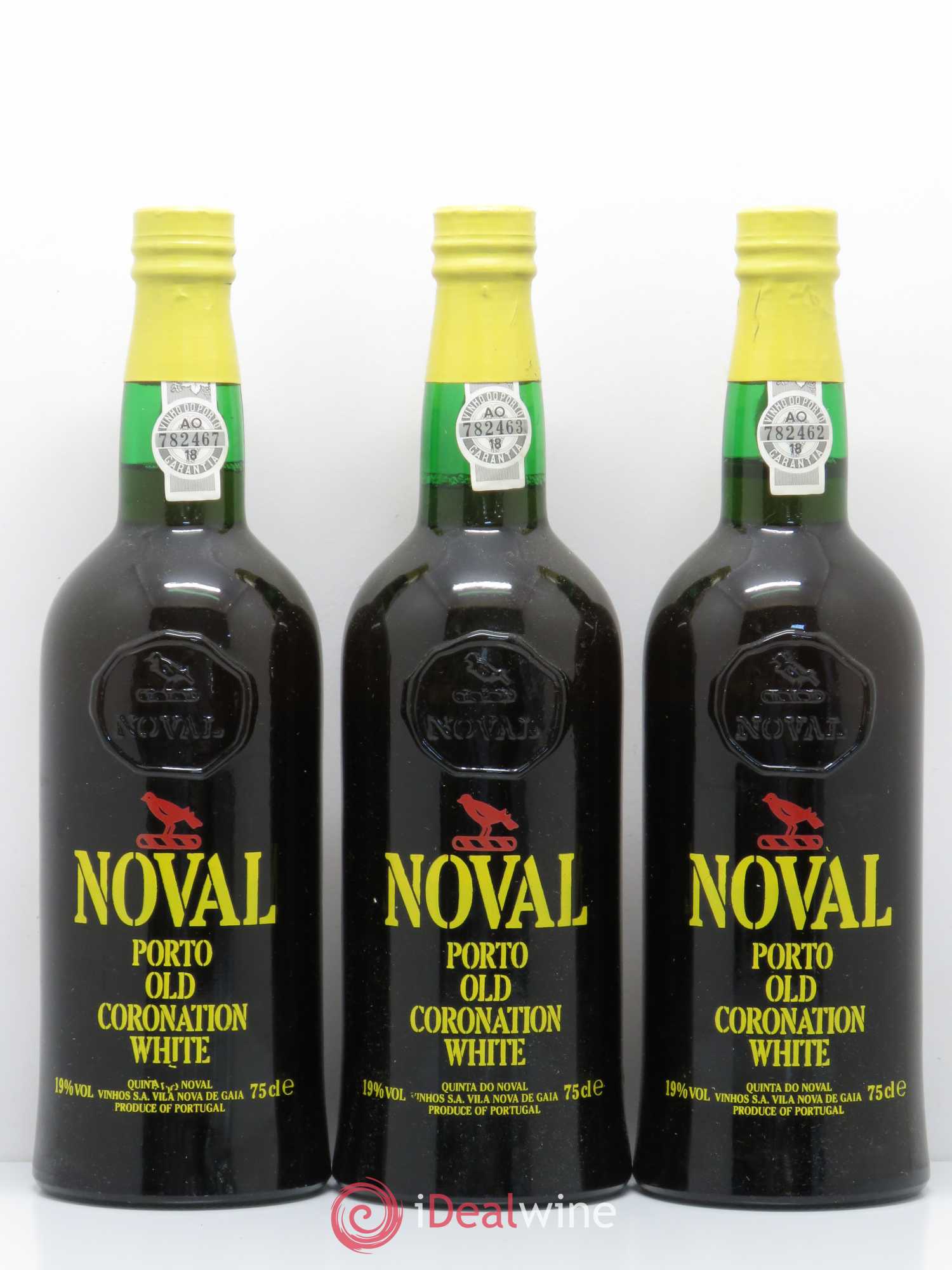 Porto Noval Old Coronation - Lot of 3 bottles - 0