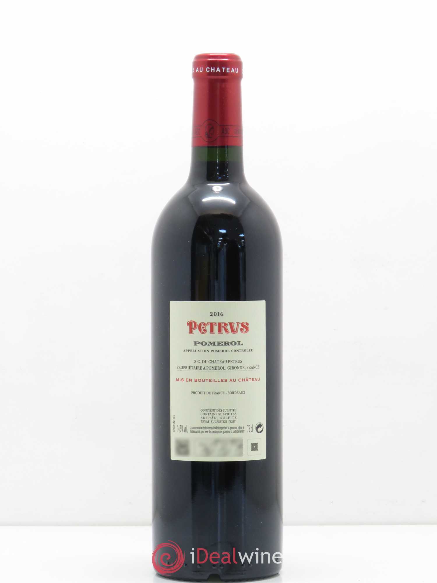 Petrus 2016 - Lot de 1 bouteille - 1