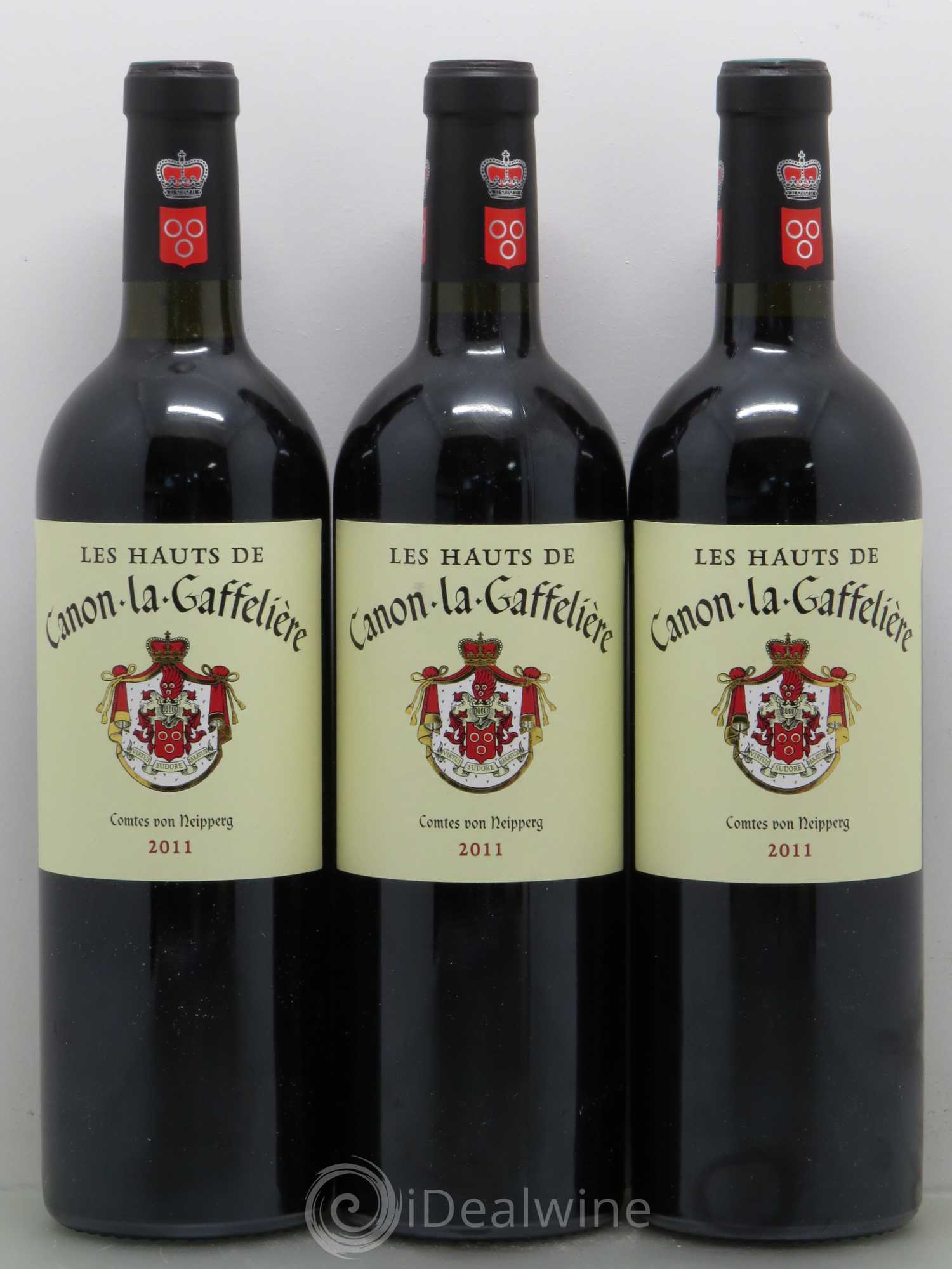 Bordeaux Les Hauts de Canon la Gaffeliere (sans prix de réserve) 2011 - Lot de 6 bouteilles - 2