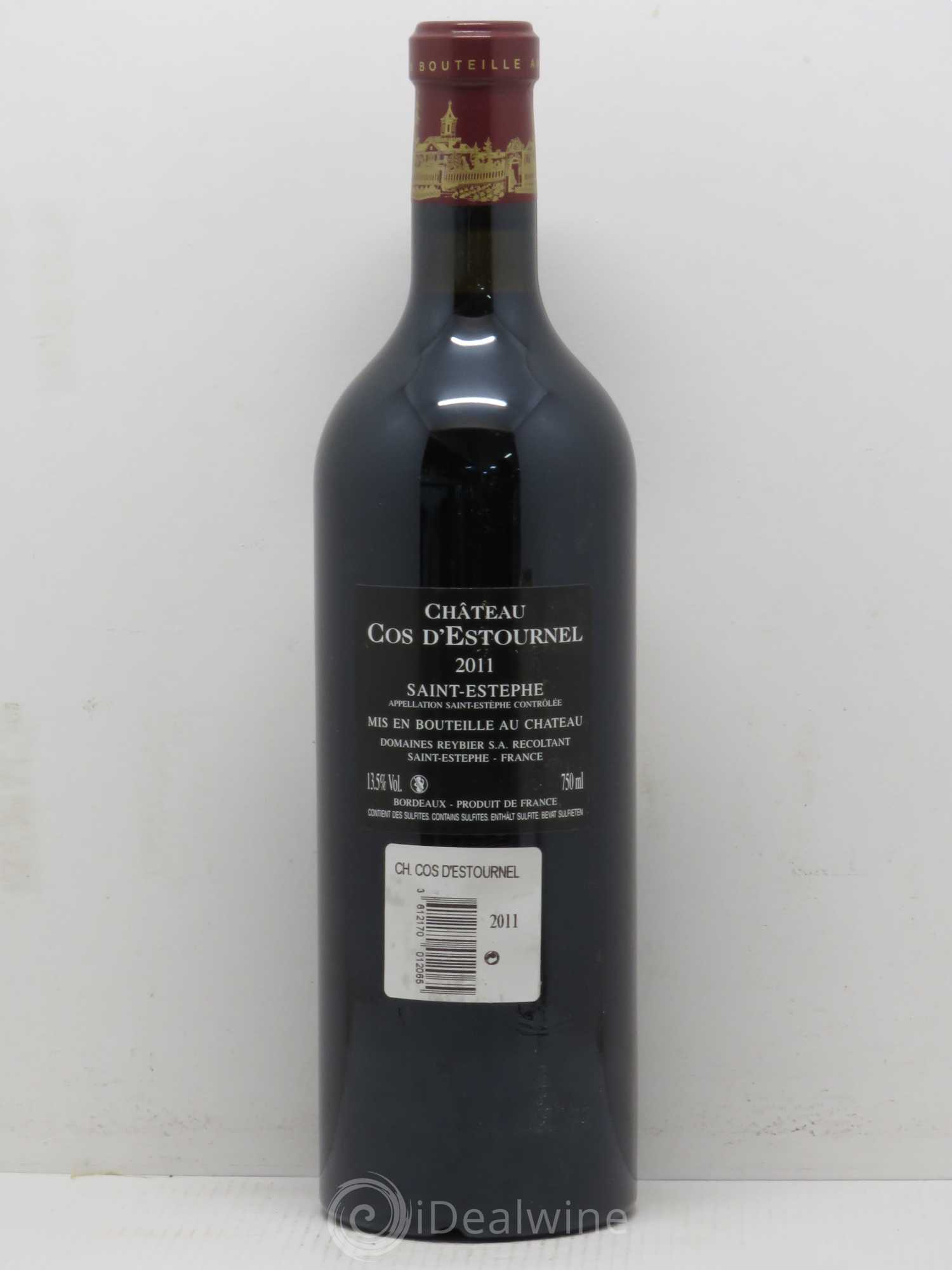 Cos d'Estournel 2ème Grand Cru Classé  (sans prix de réserve) 2011 - Lot de 1 bouteille - 1