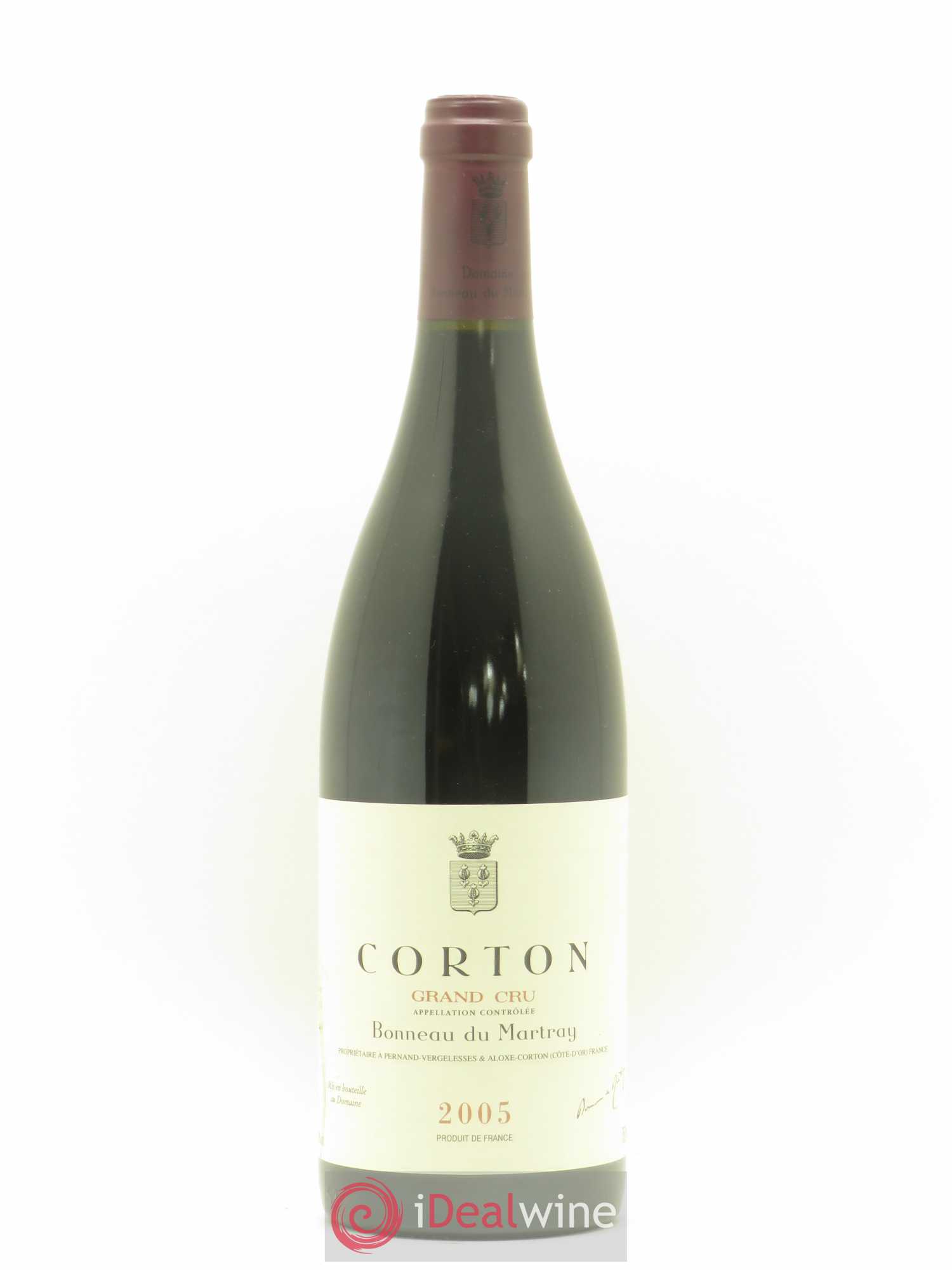 Corton Grand Cru Bonneau du Martray (Domaine) 2005 - Lot of 1 bottle - 0