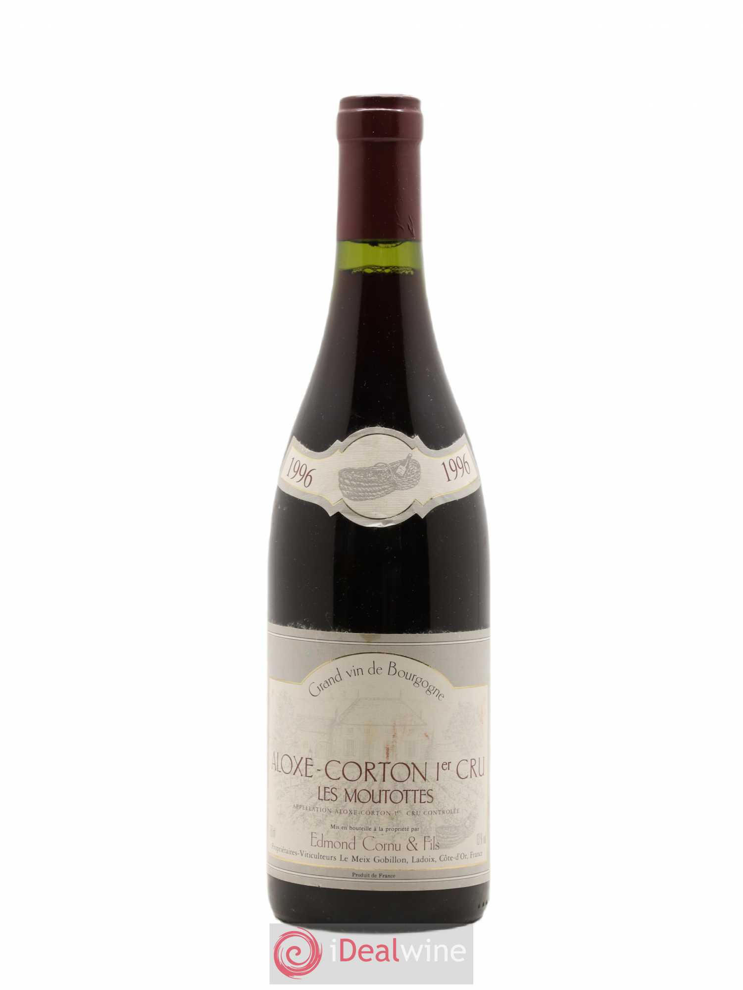 Aloxe-Corton 1er Cru Les Moutottes Cornu 1996 - Lot de 1 bouteille - 0