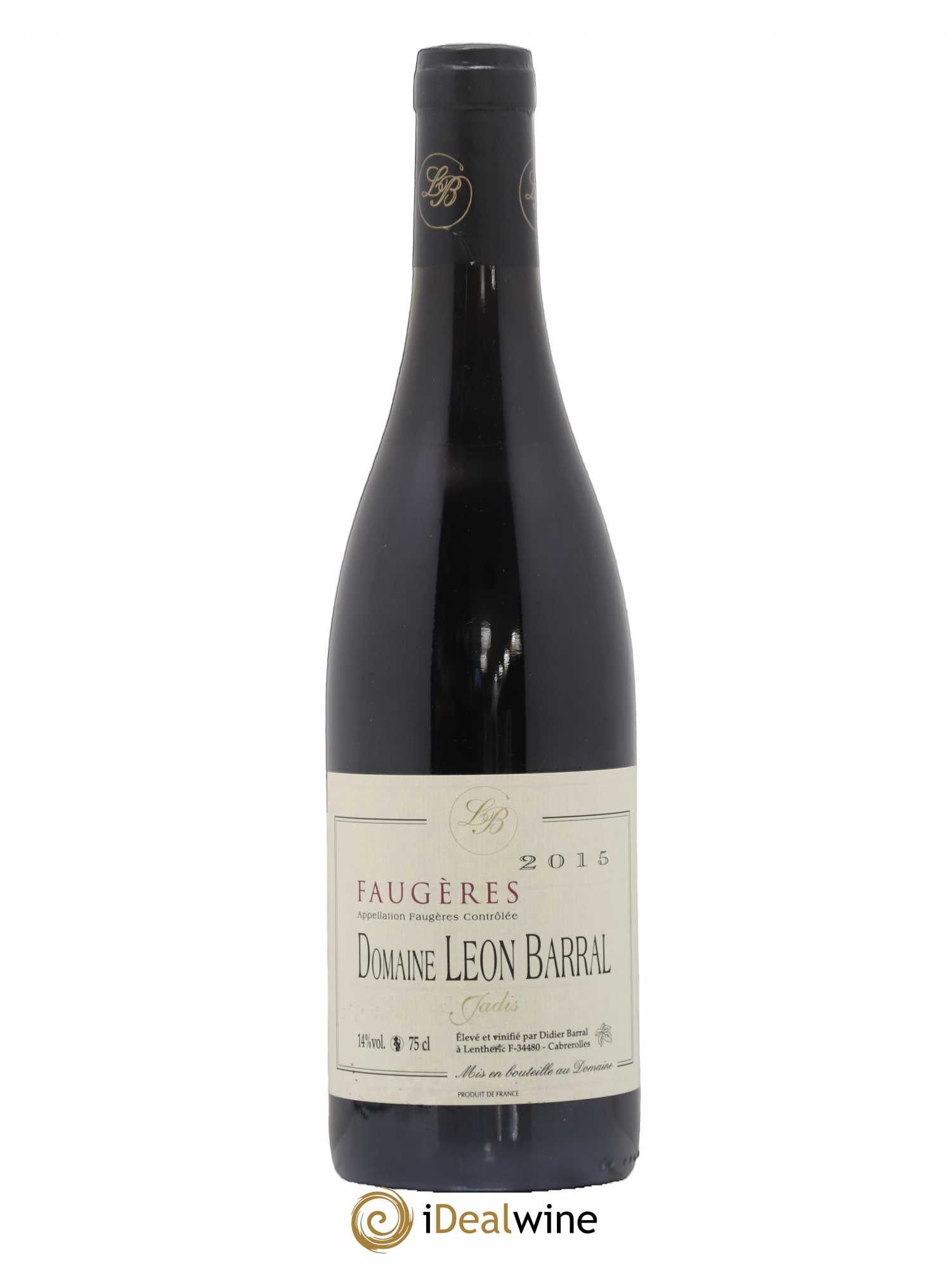 Faugères Jadis Domaine Léon Barral  (sans prix de réserve) 2015 - Lot de 1 bouteille - 0