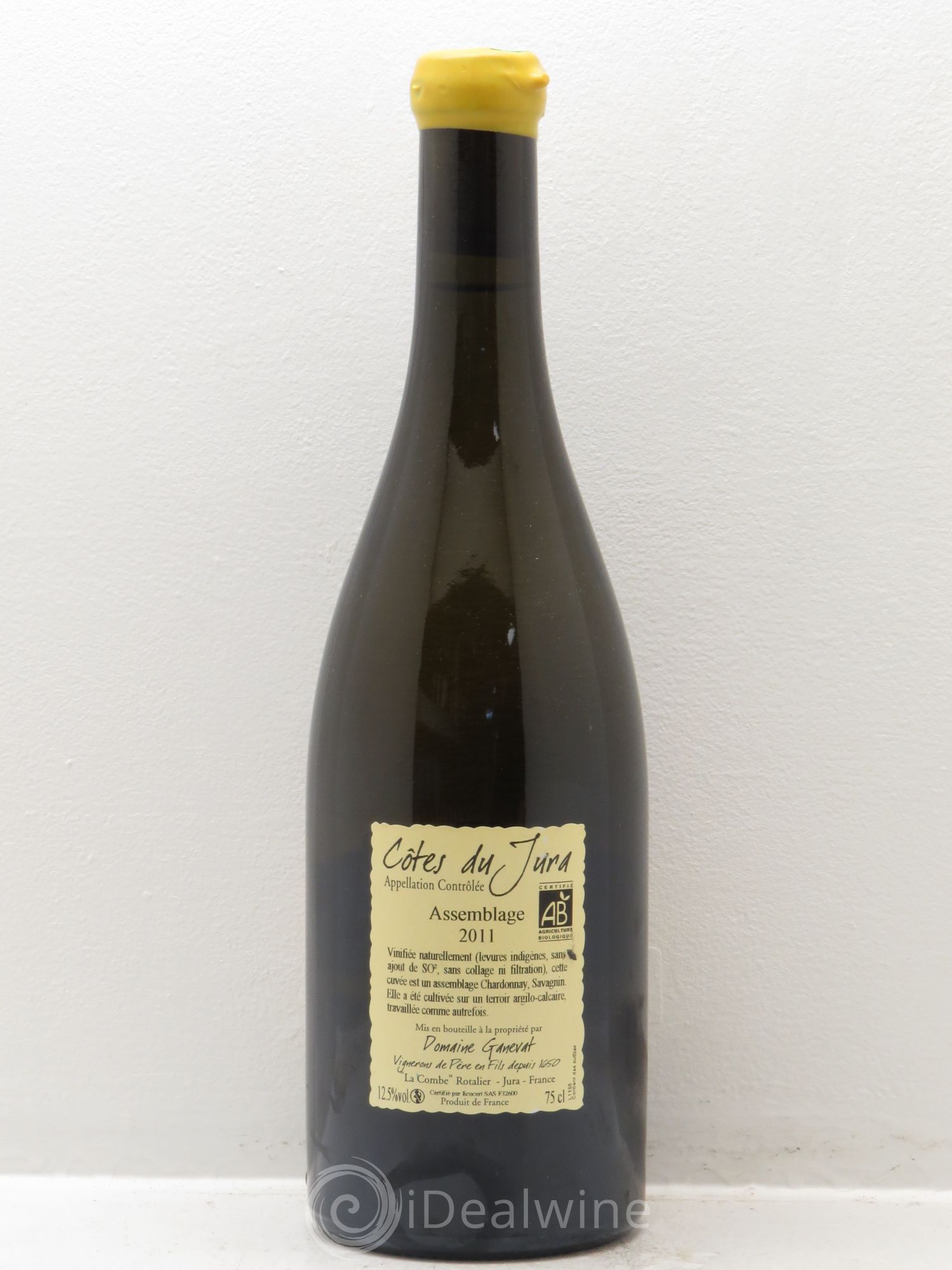 Côtes du Jura Cuvée Orégane Jean-François Ganevat (Domaine)  (sans prix de réserve) 2011 - Lot de 1 bouteille - 1