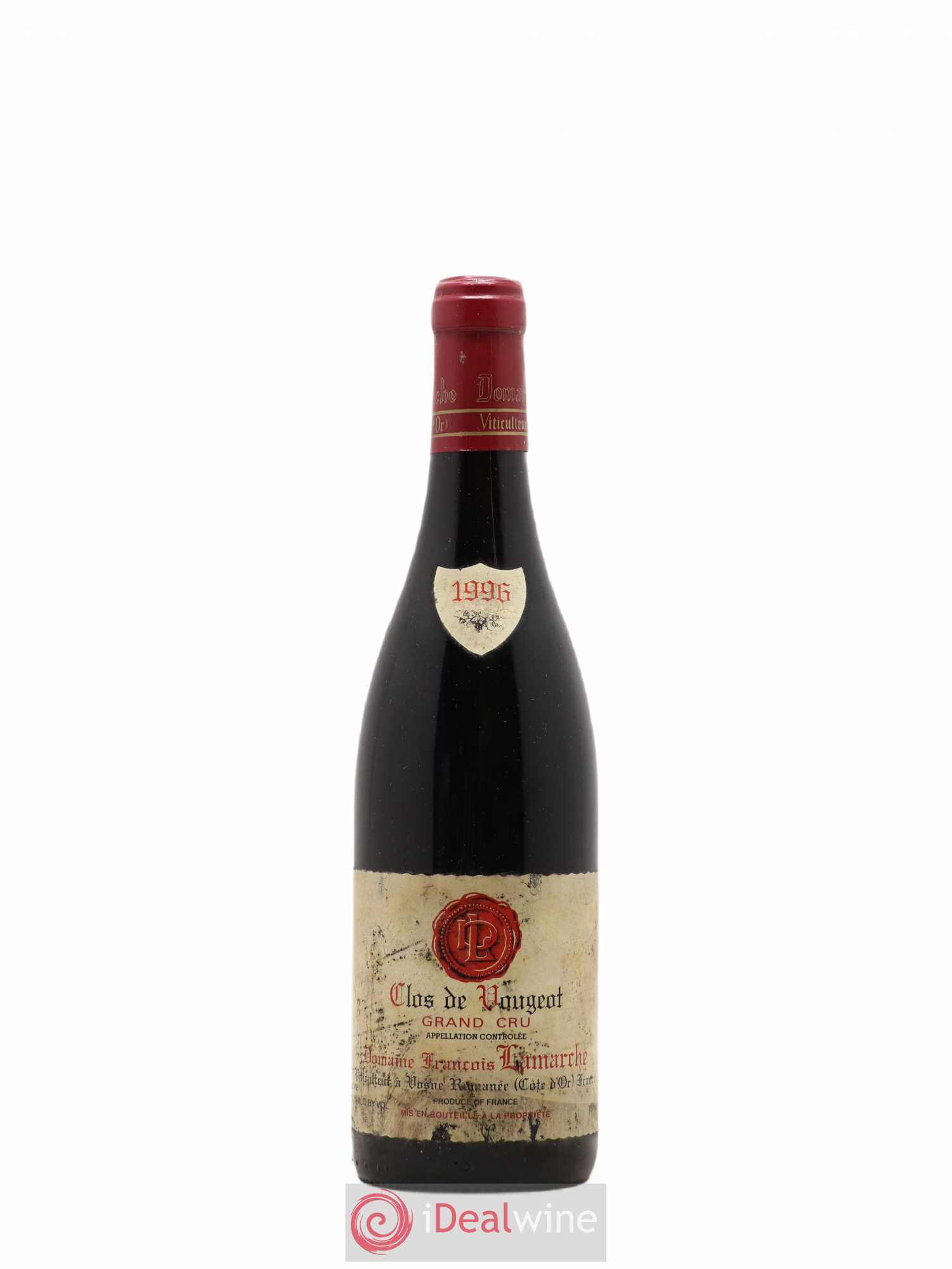 Clos de Vougeot Grand Cru Lamarche (Domaine)  (sans prix de réserve) 1996 - Lot de 1 bouteille - 0