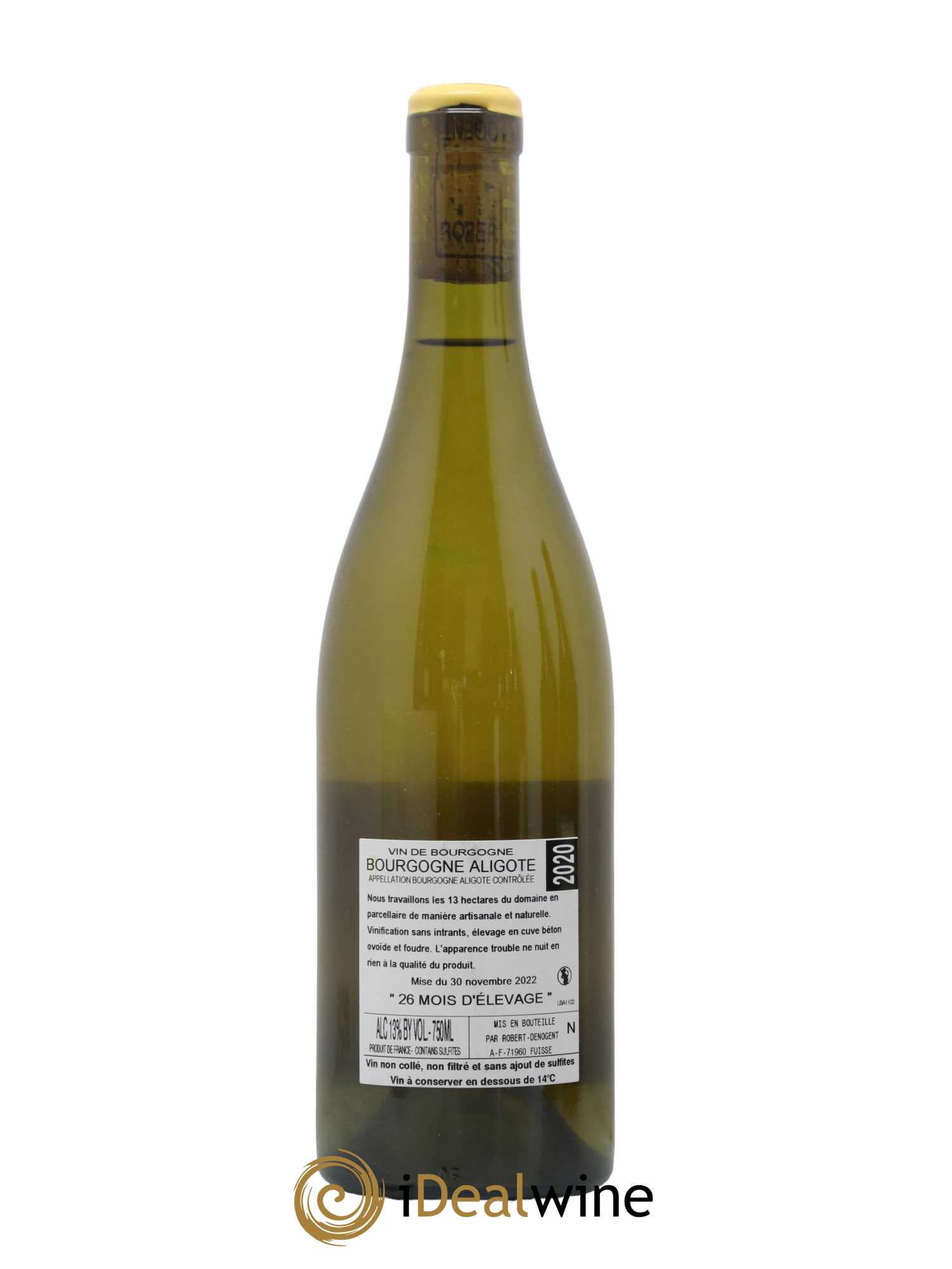 Bourgogne Aligoté Robert Denogent 2020 - Lot de 1 bouteille - 1