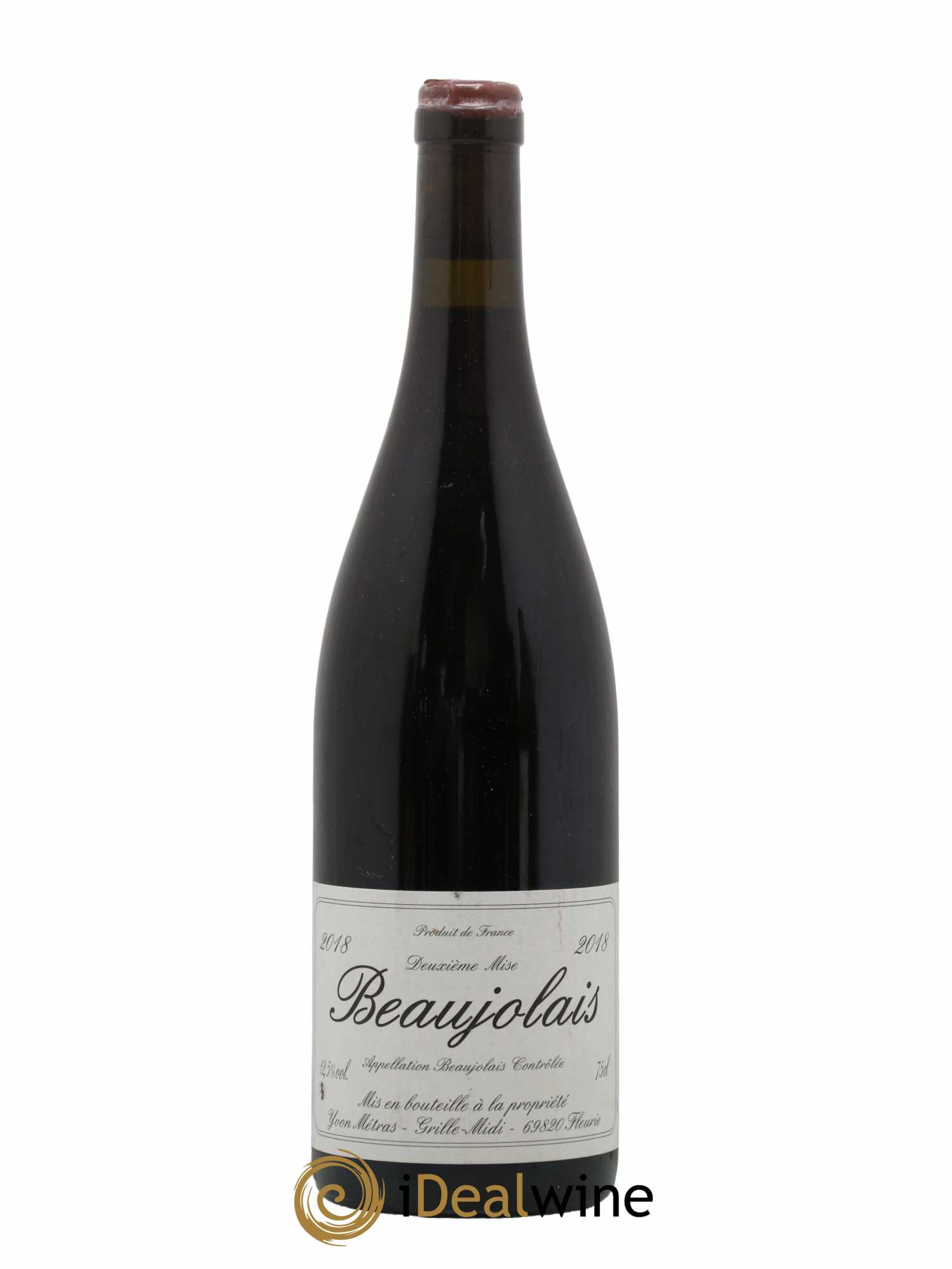 Beaujolais Yvon Métras Deuxième mise 2018 - Lot de 1 bouteille - 0