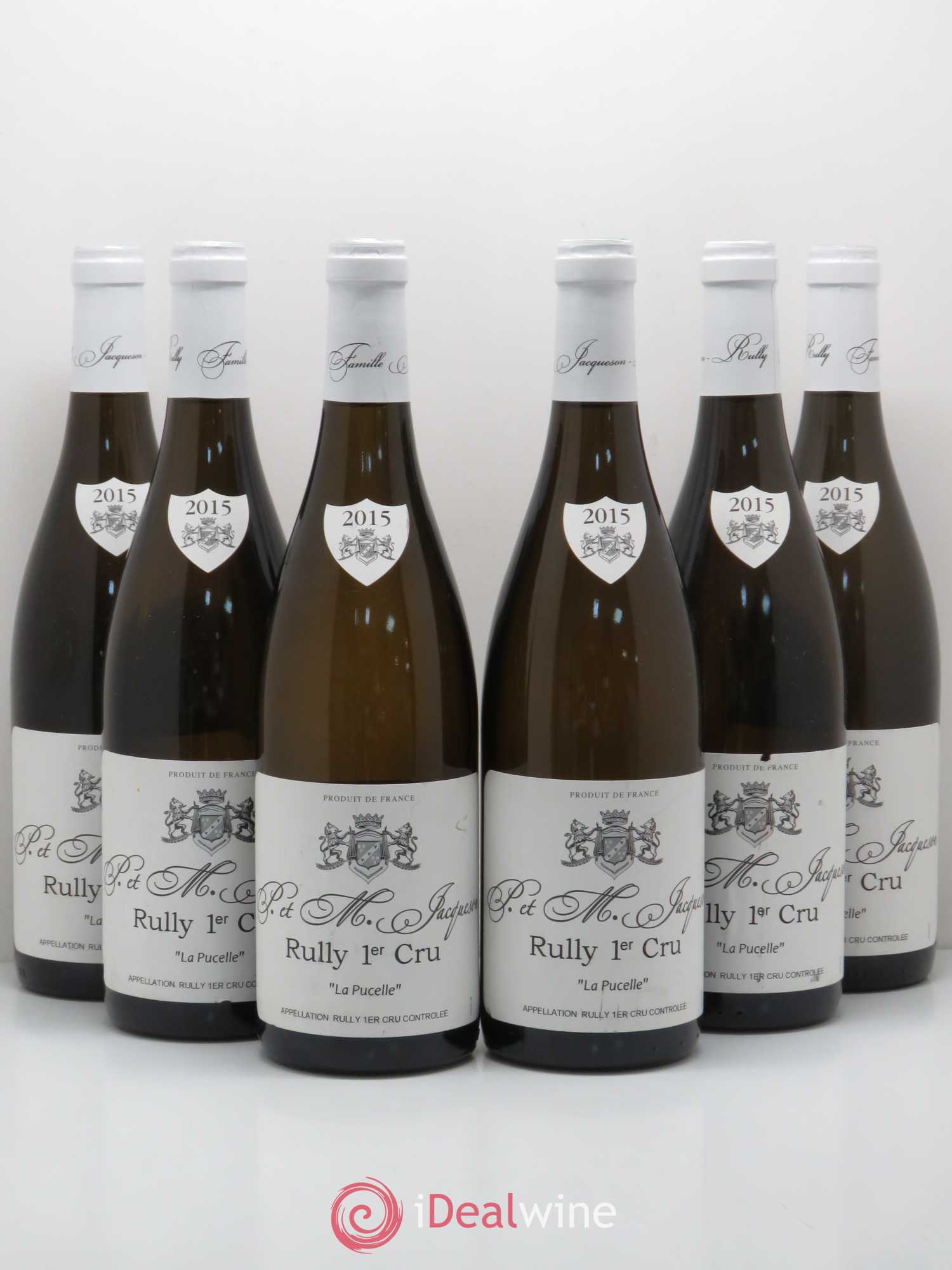 Rully 1er Cru La Pucelle Domaine Paul et Marie Jacqueson 2015 - Lot de 6 bouteilles - 0