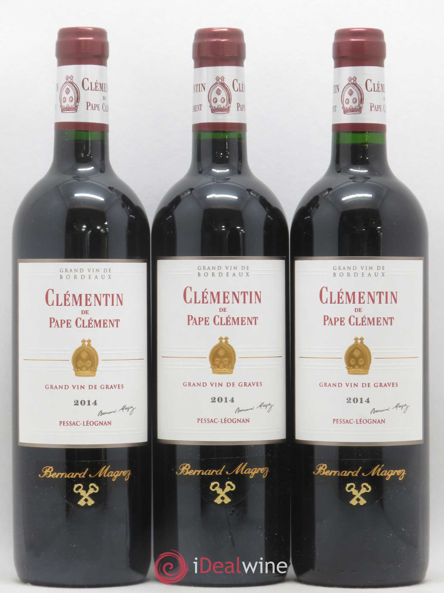 Le Clémentin de Pape Clément Second Vin 2014 - Lot of 6 bottles - 2