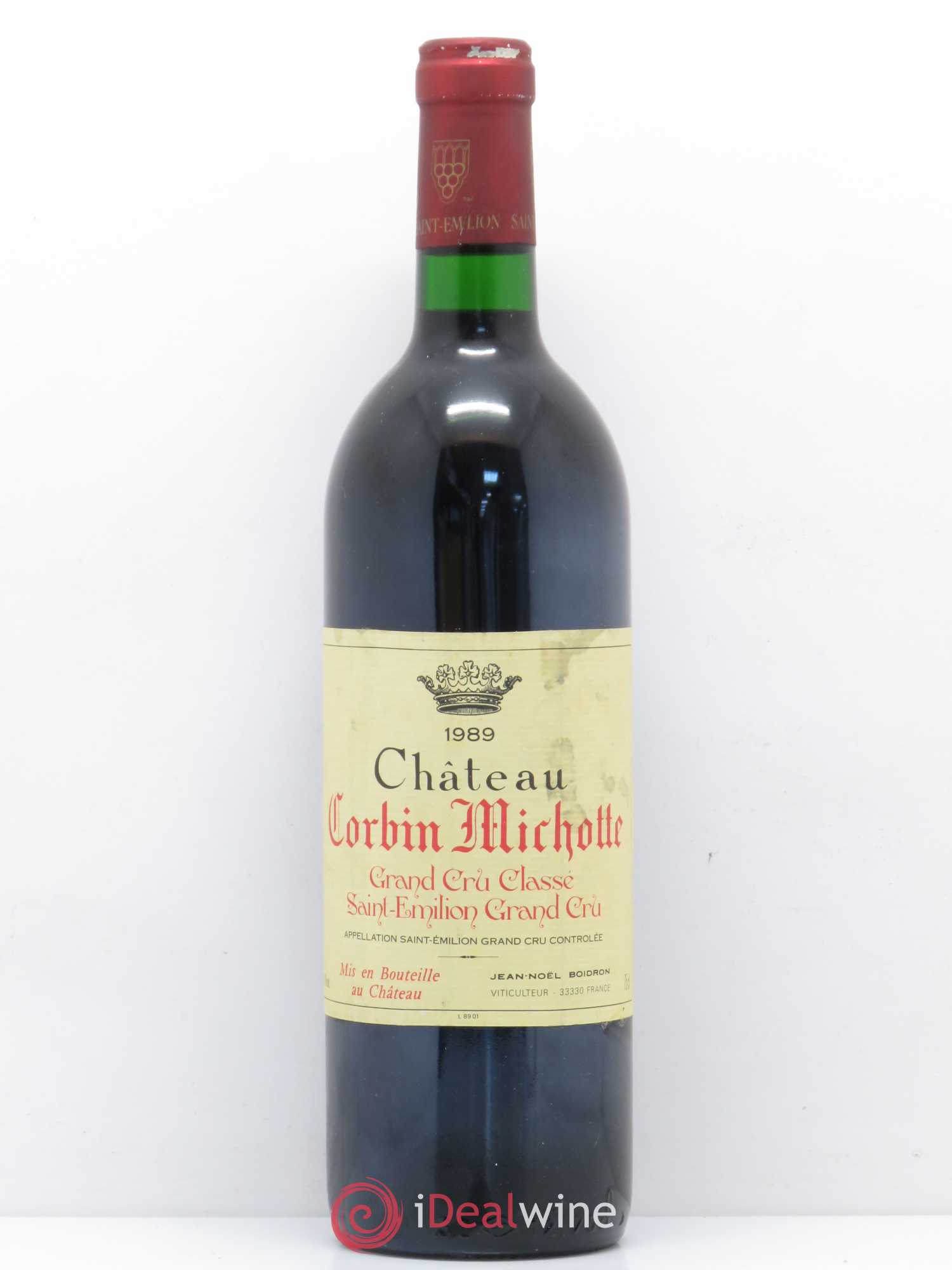 Château Corbin Michotte Grand Cru Classé 1989 - Lot of 1 bottle - 0