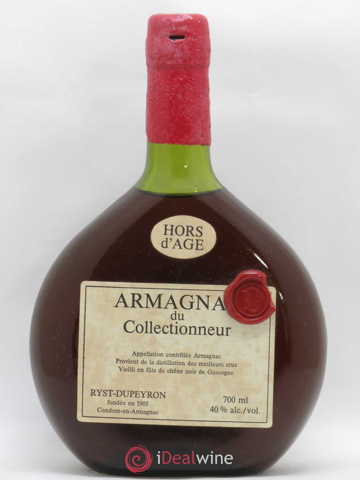 Armagnac Du Collectionneur Ryst Dupeyron Hors d'âge - Lot de 1 bouteille - 0