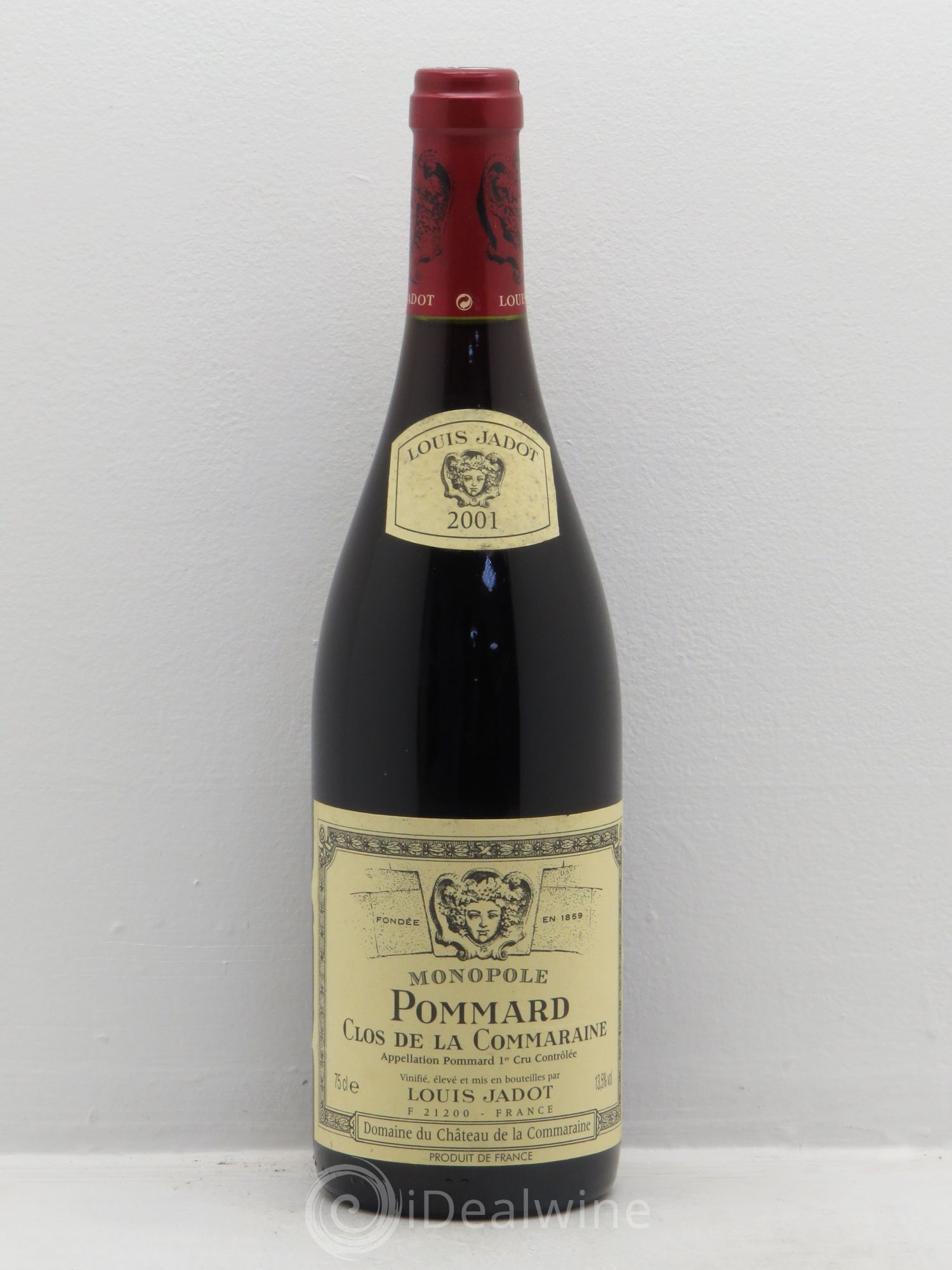 Pommard Domaine de la Commaraine Louis Jadot 2001 - Lot de 1 bouteille - 0