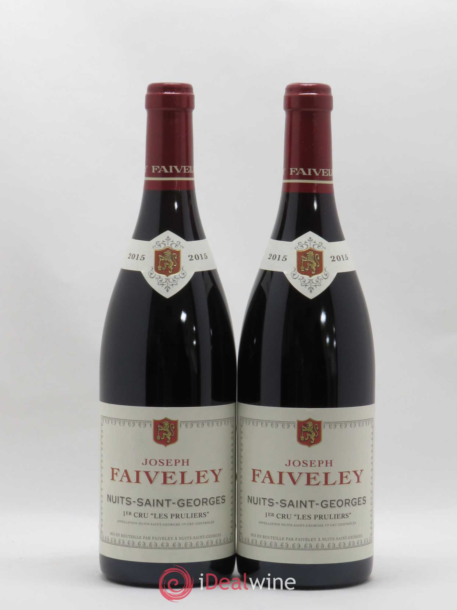 Nuits Saint-Georges 1er Cru Les Pruliers Domaine Faiveley 2015 - Lot of 2 bottles - 0