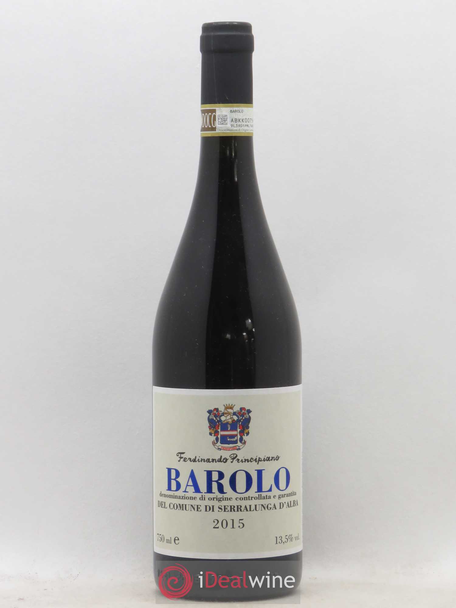 Barolo DOCG Del Comune di Serralunga d'Alba Ferdinando Principiano 2015 - Lot de 1 bouteille - 0