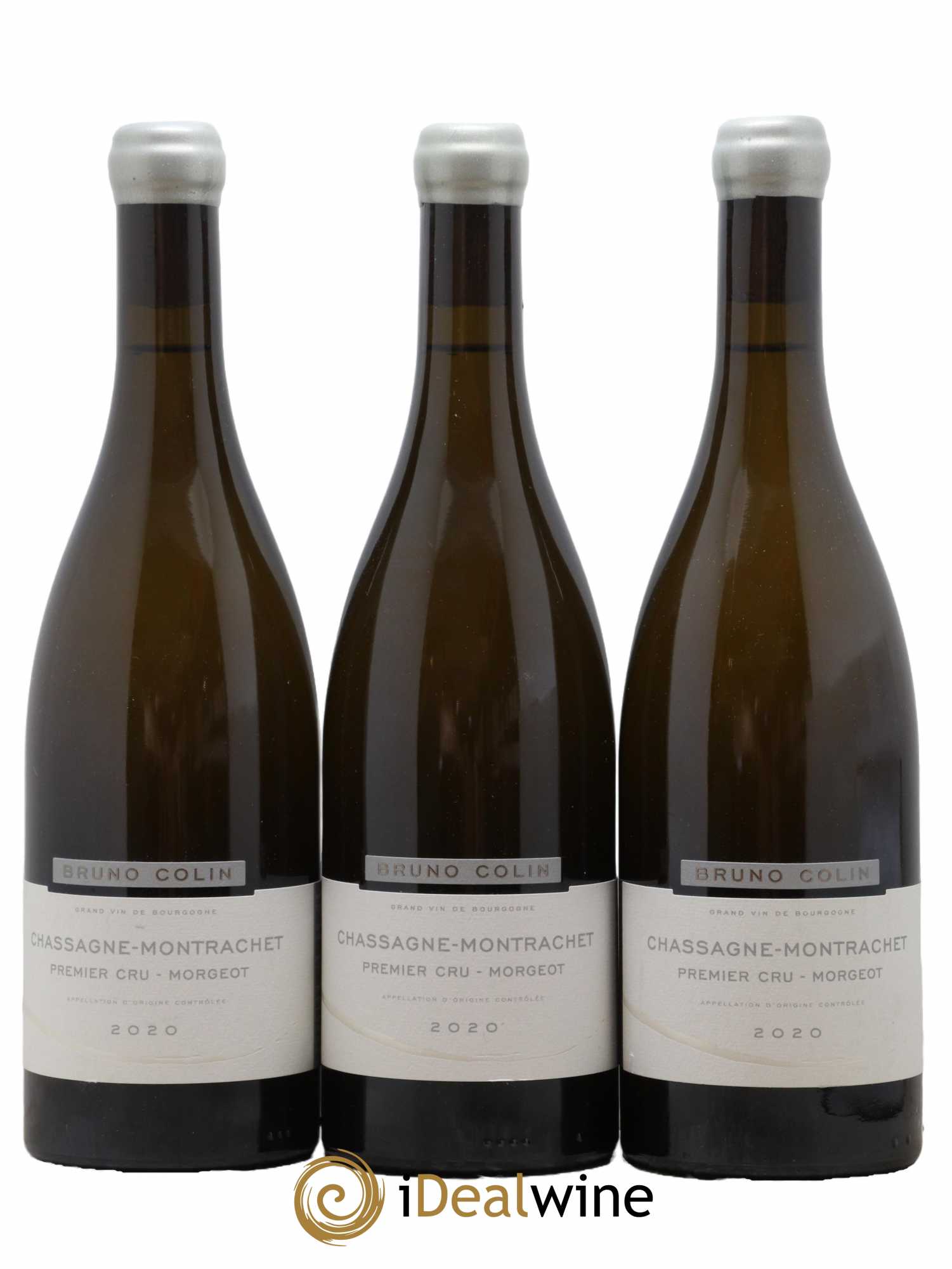 Chassagne-Montrachet 1er Cru Morgeot Bruno Colin 2020 - Lot of 3 bottles - 0