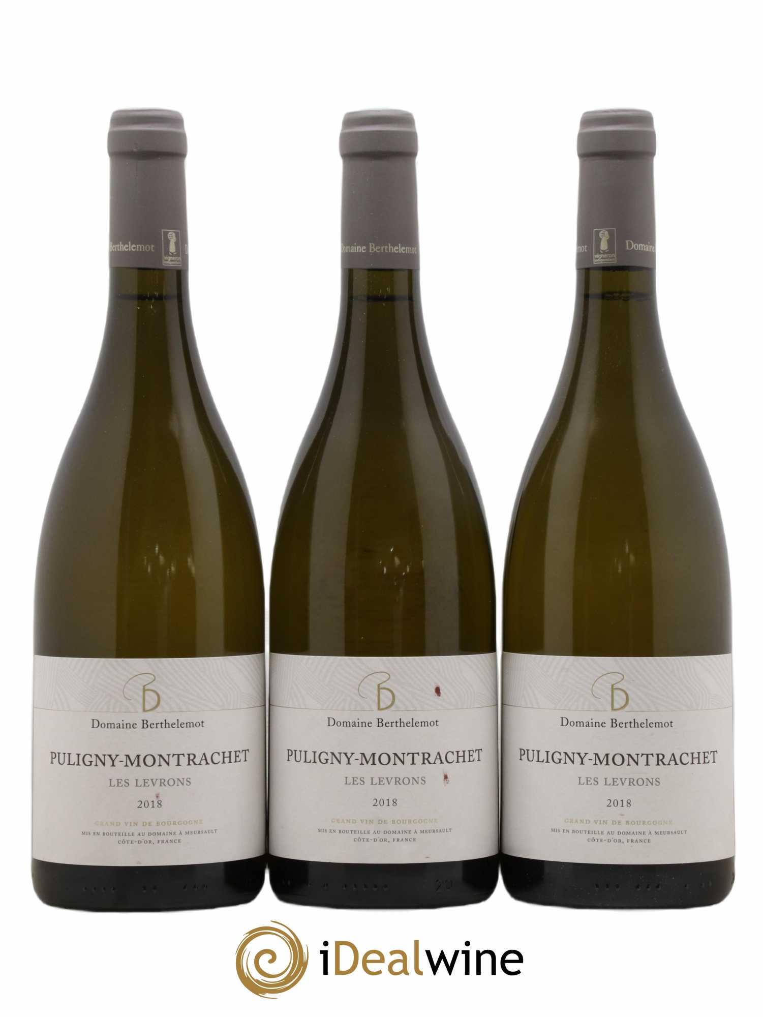 Puligny-Montrachet Les Levrons Domaine Berthelemot 2018 - Lot de 3 bouteilles - 0