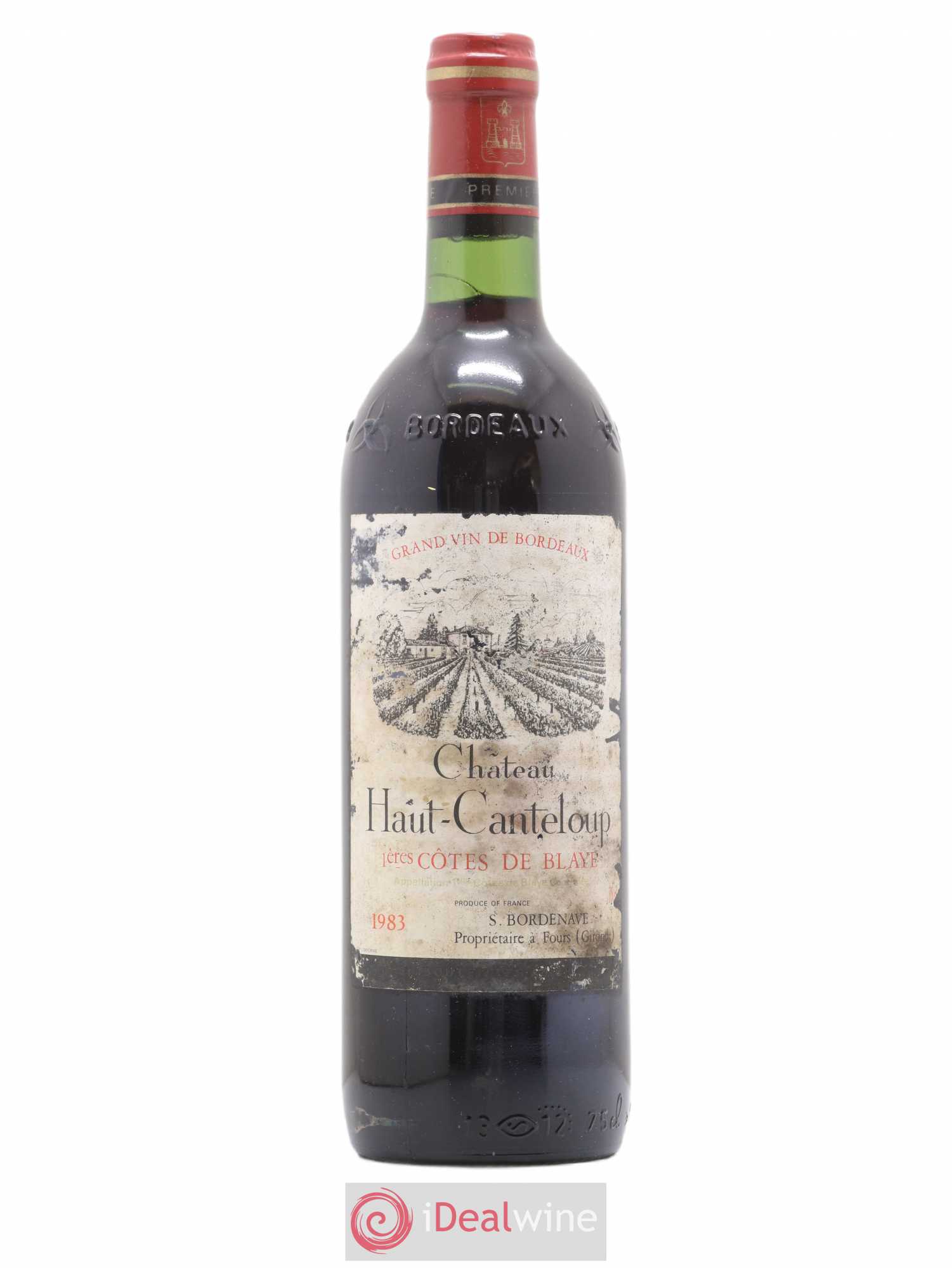 Premières-Côtes-de-Blaye (Blaye-Côtes-de-Bordeaux) Château Haut Canteloup (sans prix de réserve) 1983 - Lot de 1 bouteille - 0