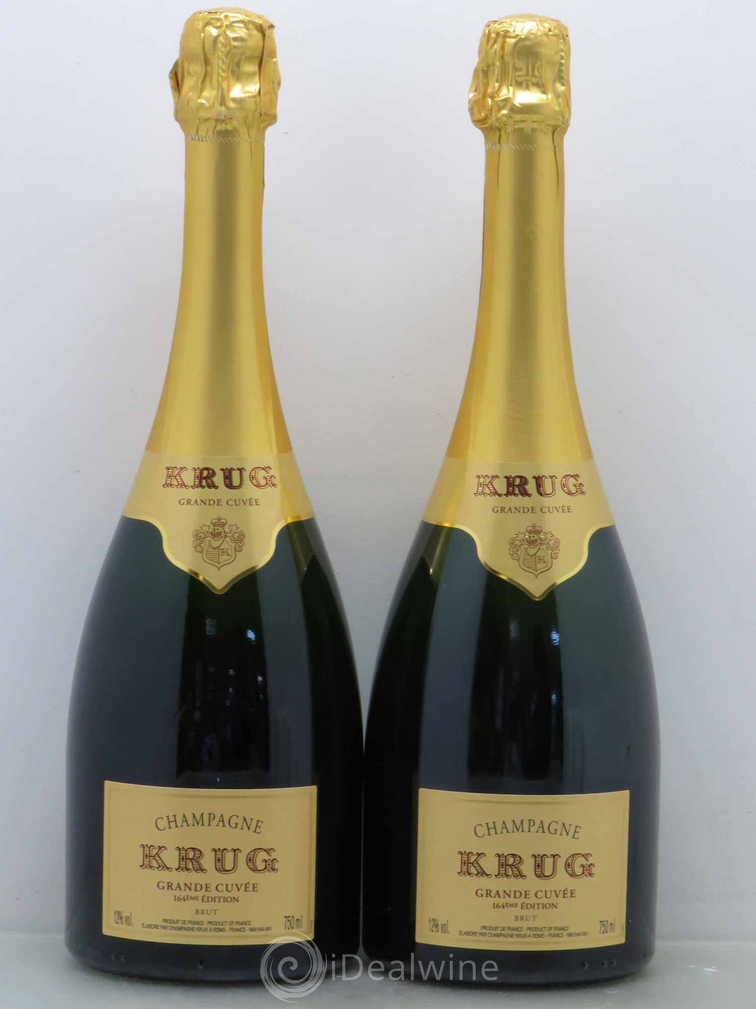 Grande Cuvée Brut Krug - Lot of 2 bottles - 0