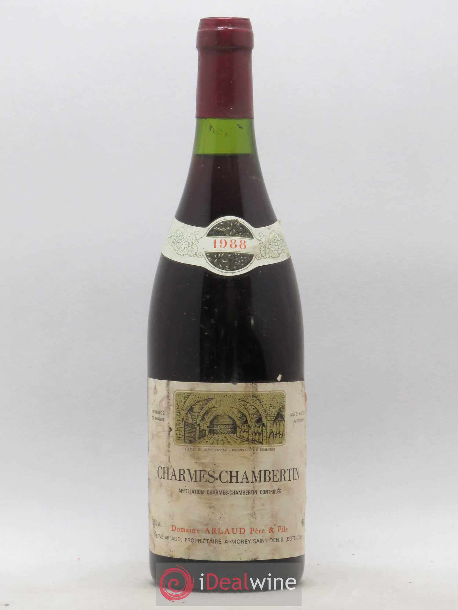 Charmes-Chambertin Grand Cru Arlaud 1988 - Lot of 1 bottle - 0