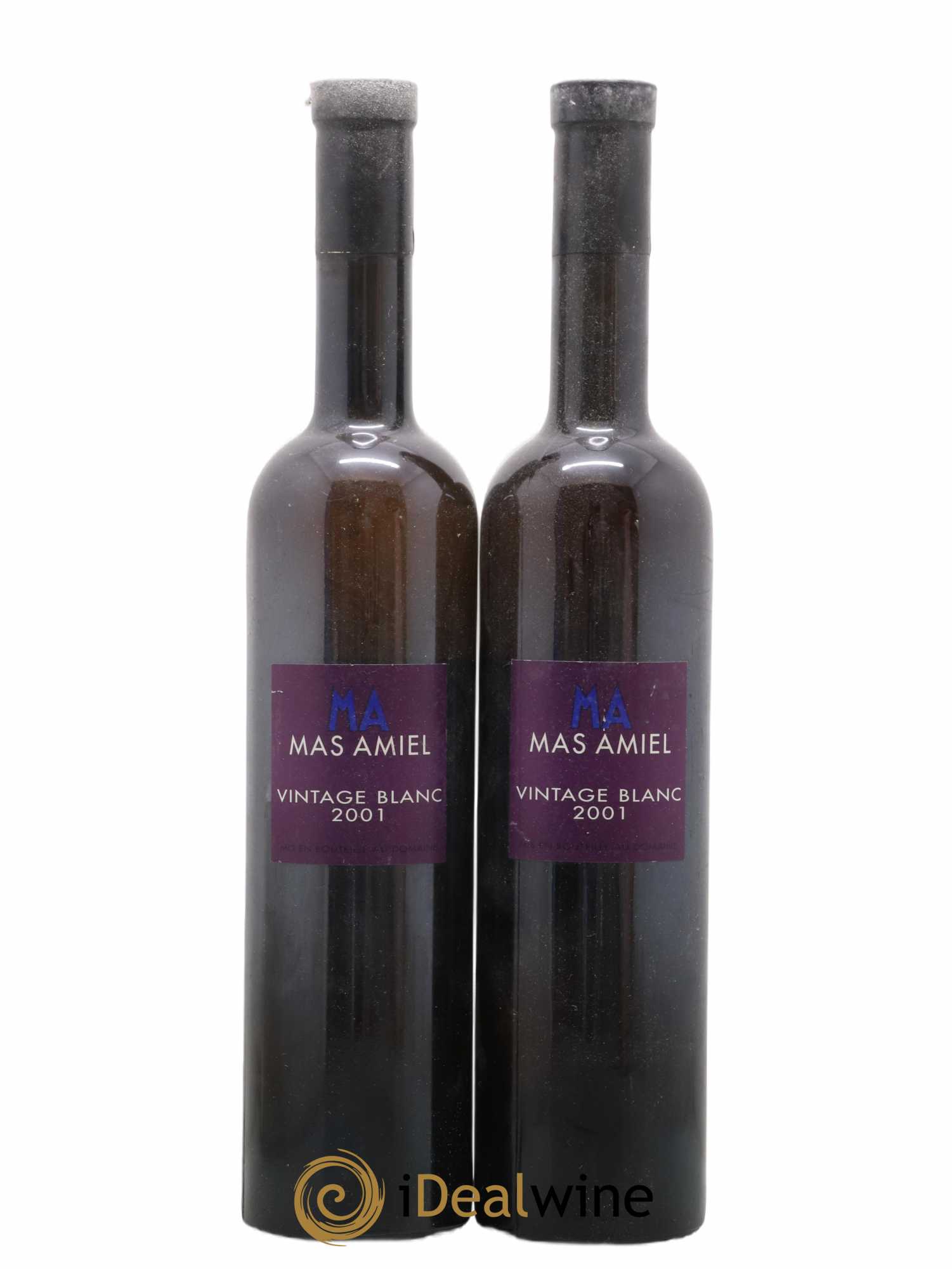 Maury Mas Amiel Millésime 80  (no reserve) 2001 - Lot of 2 bottles - 0