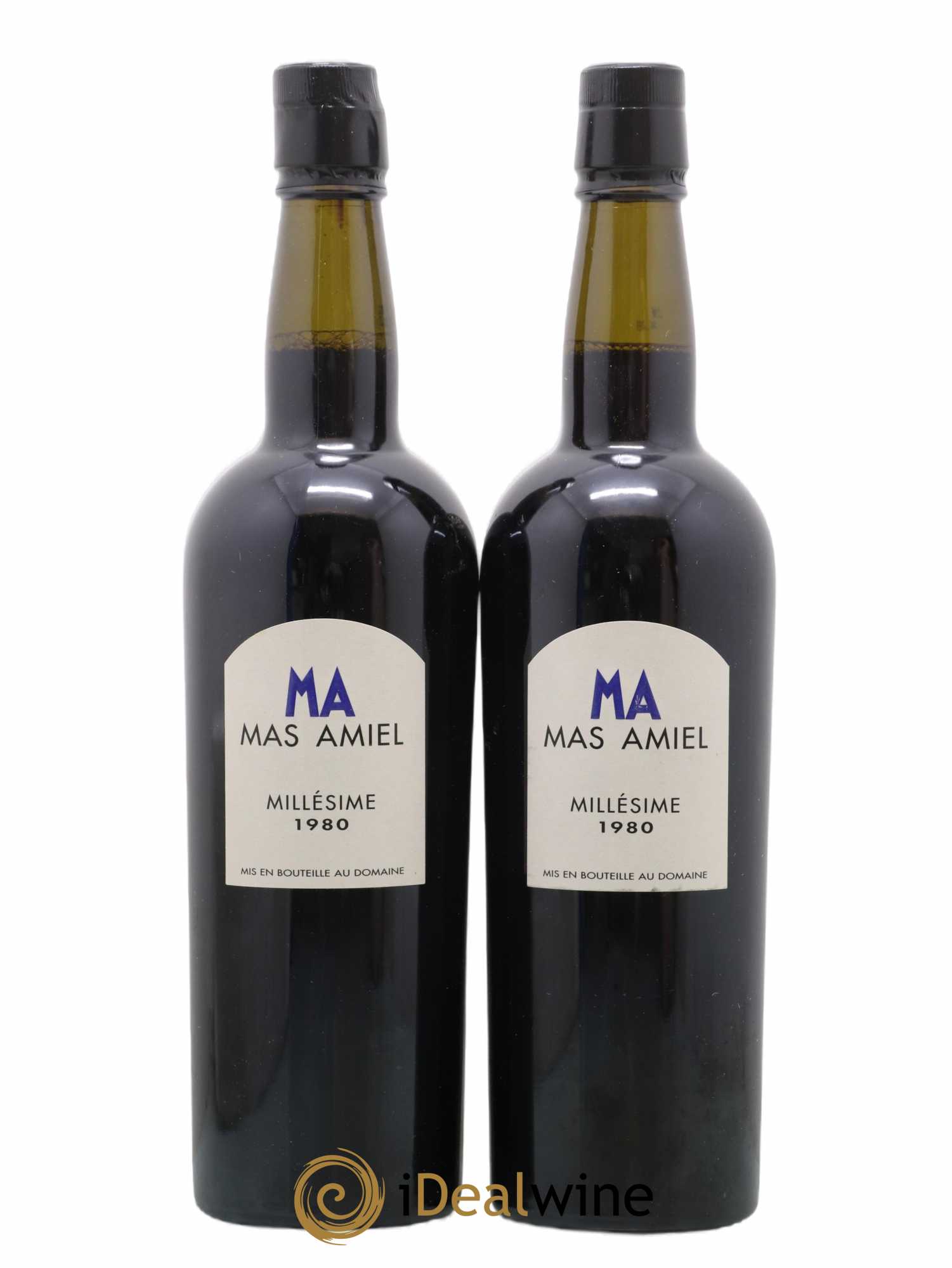 Maury Mas Amiel 1980 - Lot of 2 bottles - 0