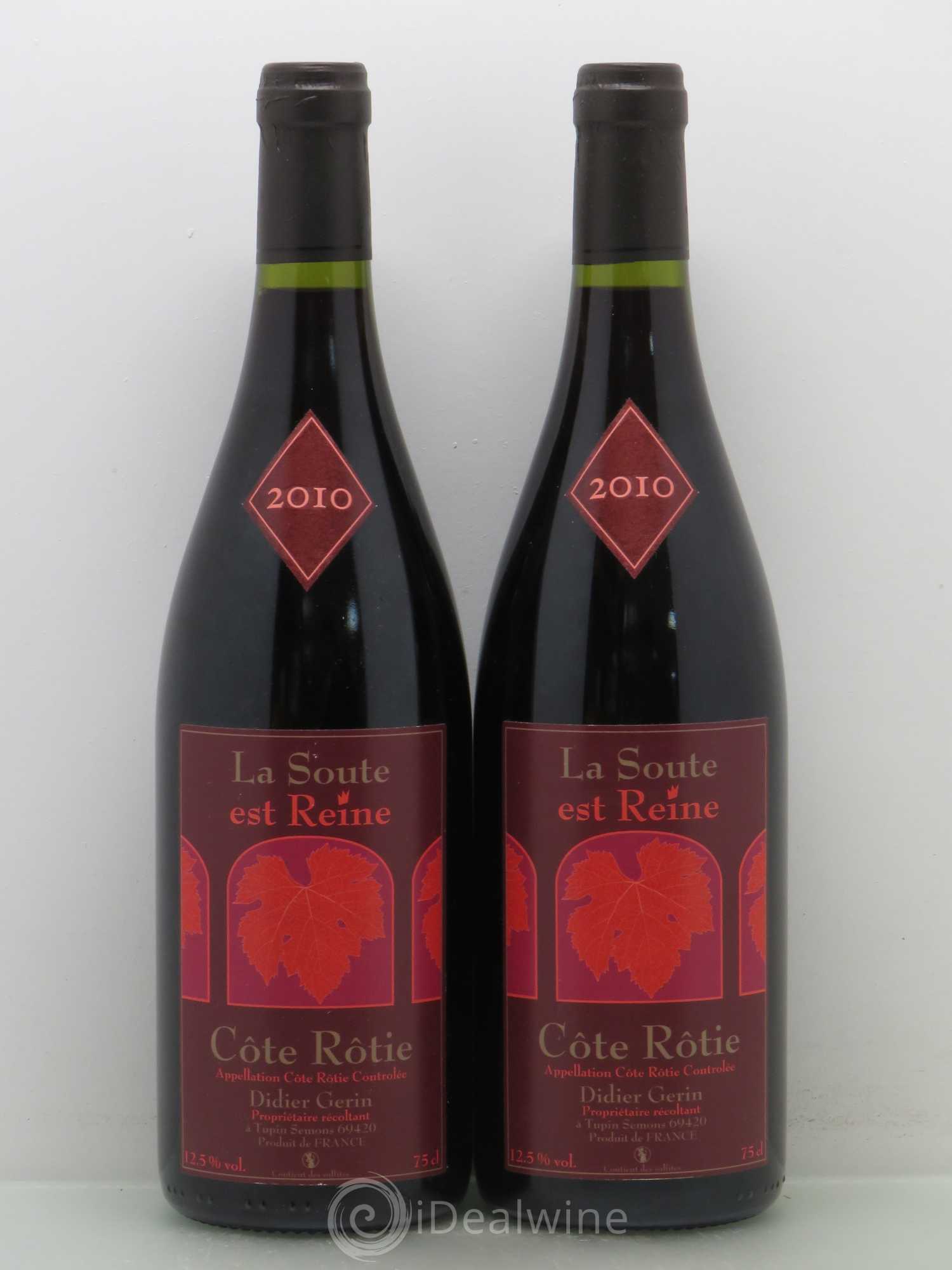 Côte-Rôtie Didier Gerin La Soute Est Reine 2010 - Lot de 5 bouteilles - 2