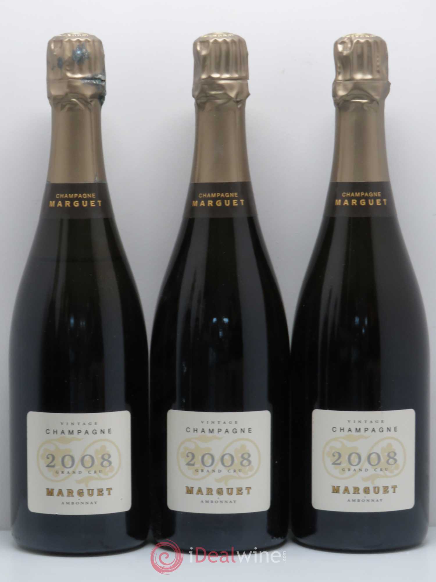 Champagne Marguet Amboniacus Grand Cru 2008 - Lot of 6 bottles - 1