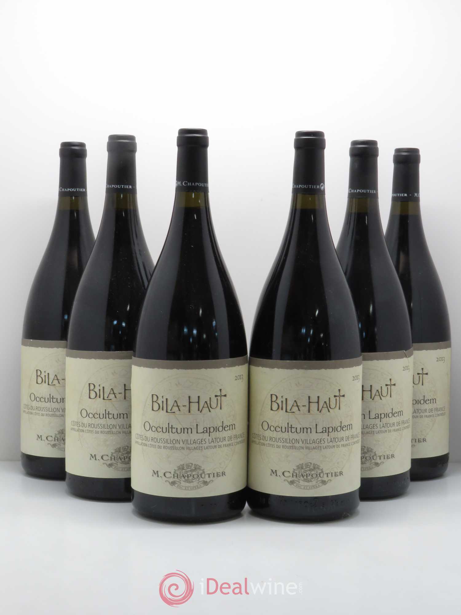 Côtes du Roussillon Villages Latour de France Bila-Haut (Domaine) Occultum Lapidem Chapoutier Bila Haut  2013 - Lot de 6 magnums - 0