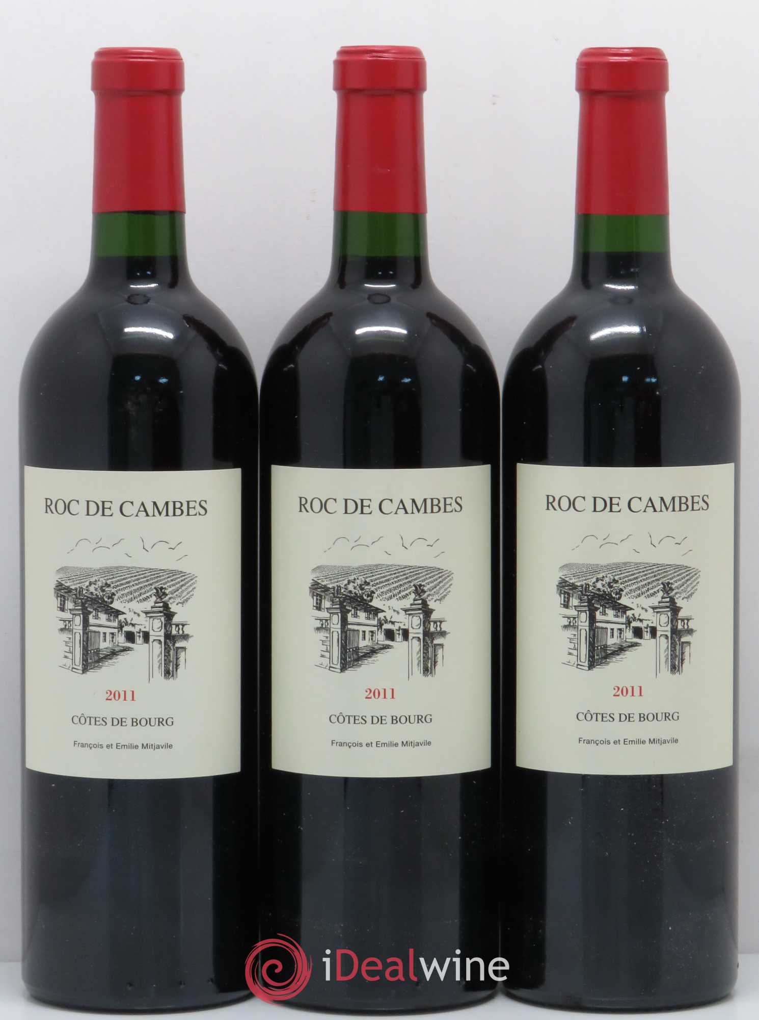 Roc de Cambes 2011 - Lot of 3 bottles - 0