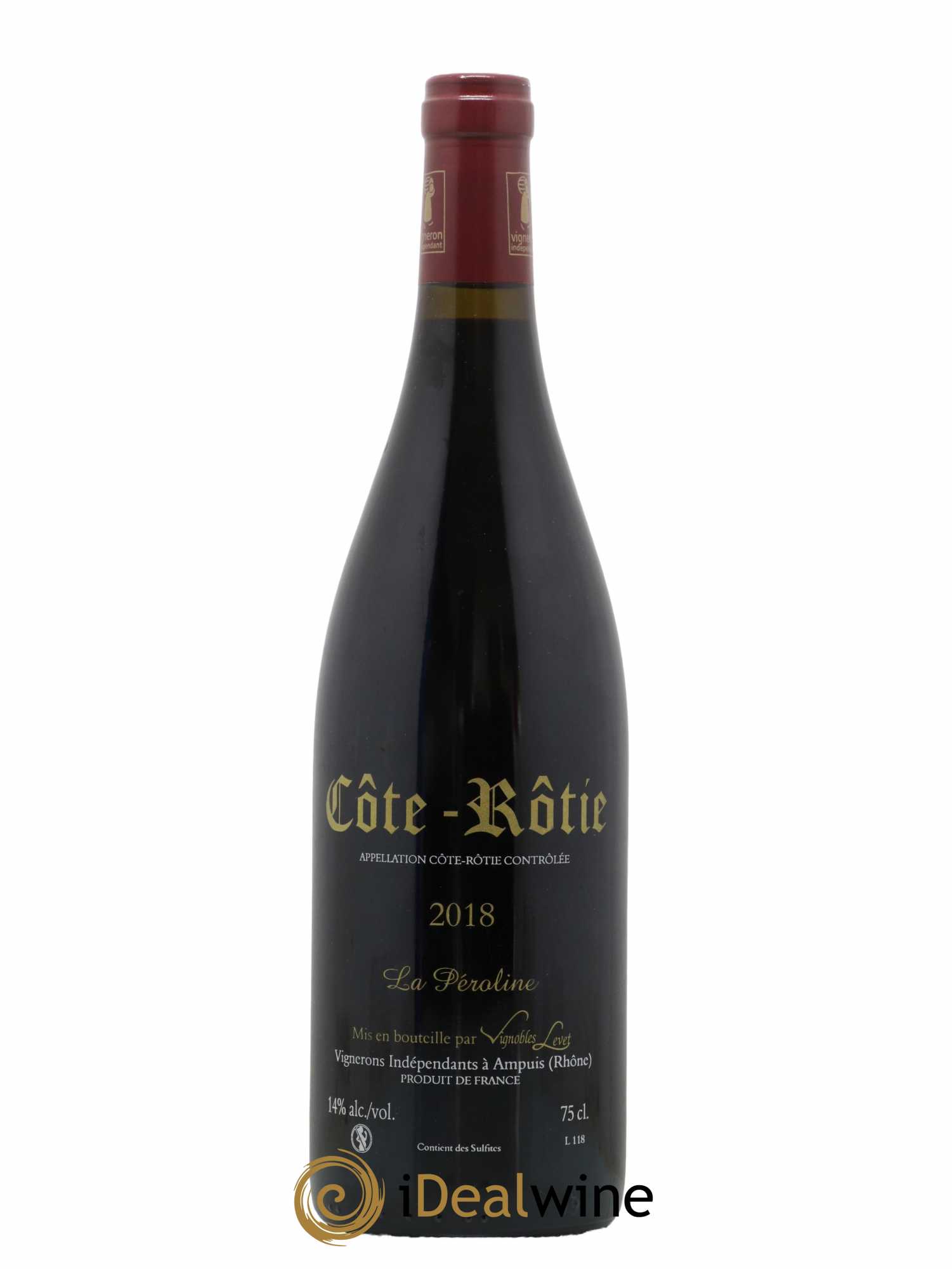 Côte-Rôtie La Péroline Vignobles Levet 2018 - Lot de 1 bouteille - 1